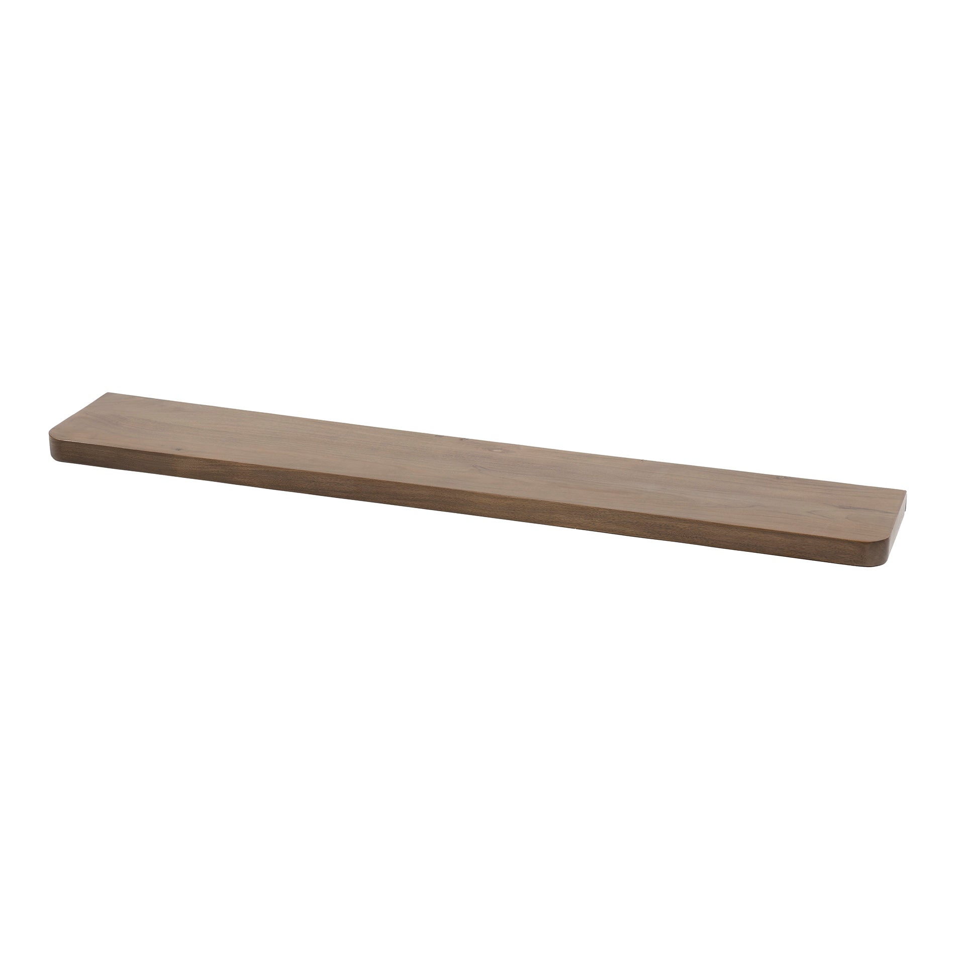 Wandplank Carve 120Cm Massief Acacia Bruin