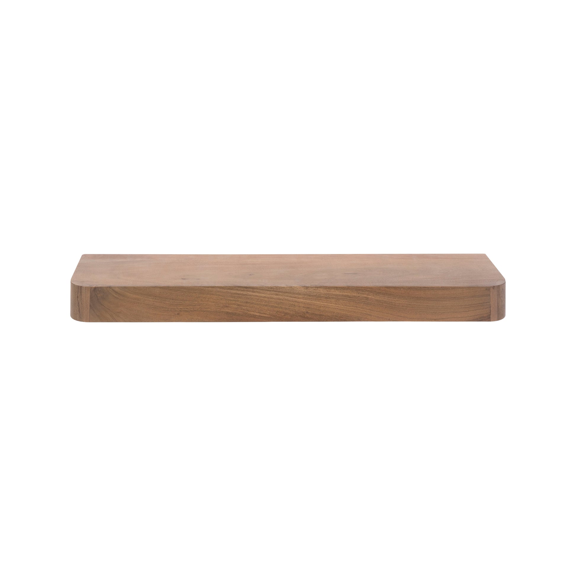 Wandplank Carve 100cm / Massief acacia bruin