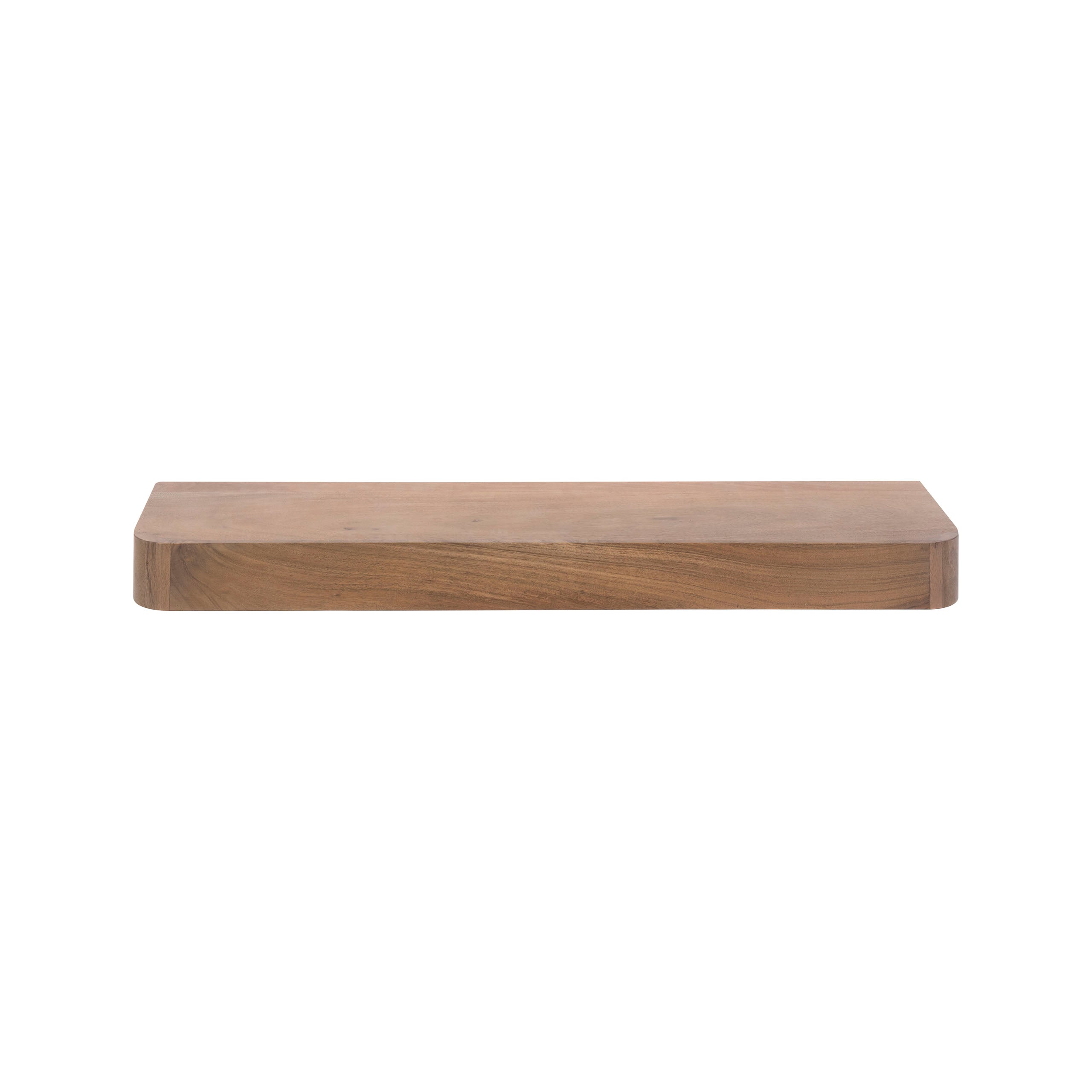 Wandplank Carve 100cm / Massief acacia bruin