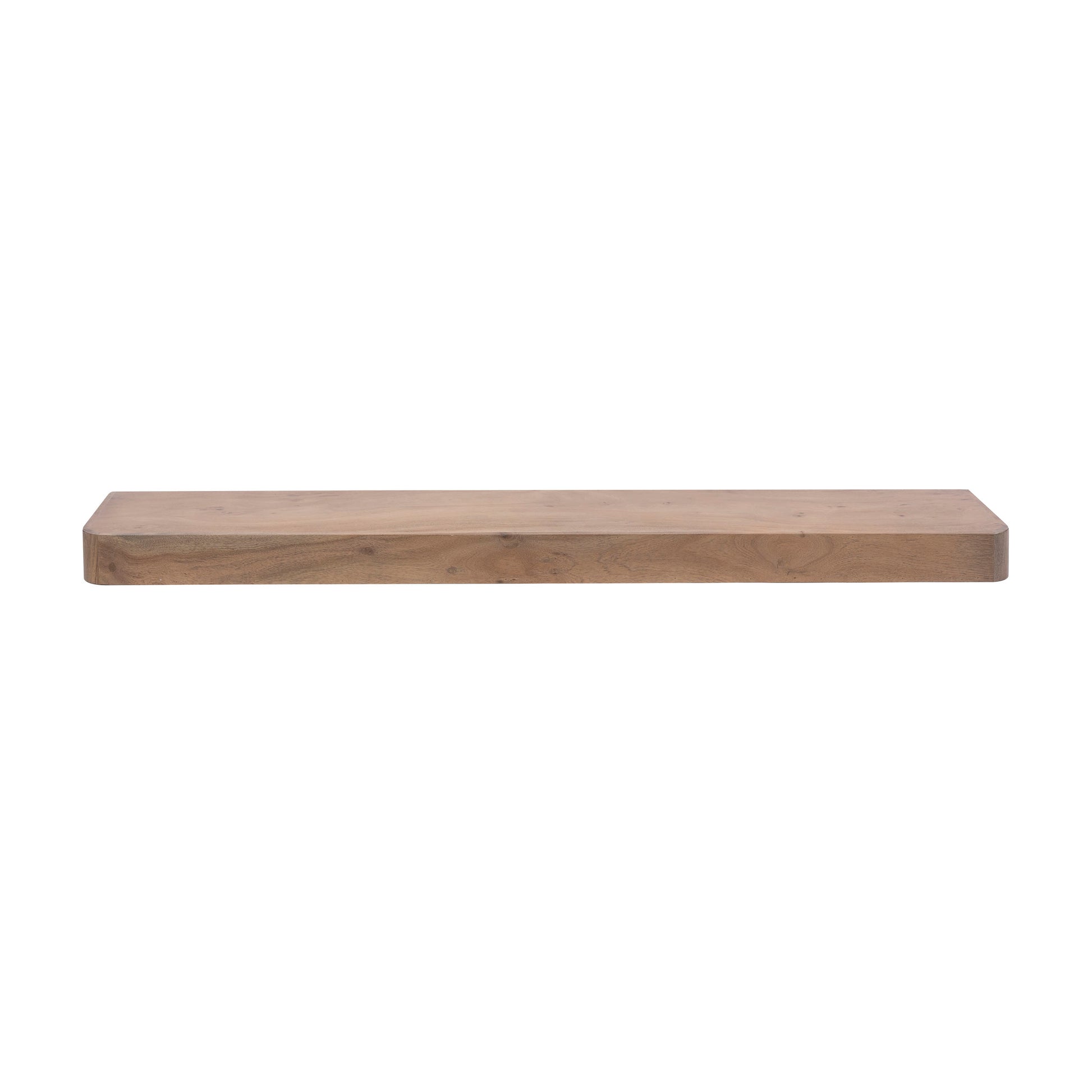 Wandplank Carve 150cm / Massief acacia bruin