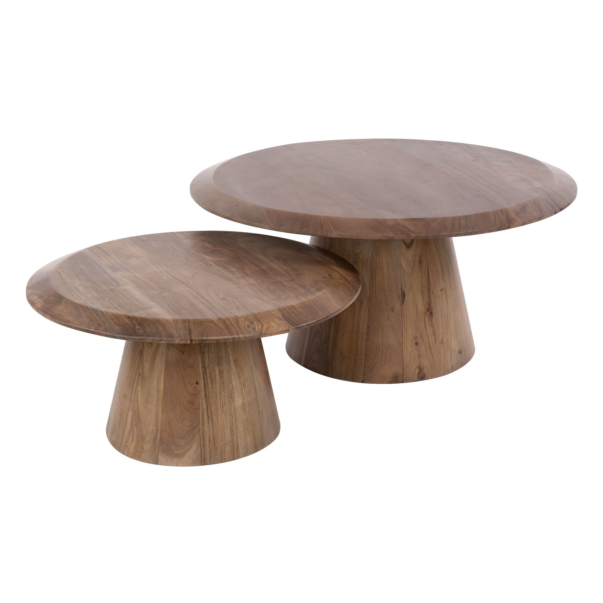Salontafel Rona set van 2 / Massief acacia bruin