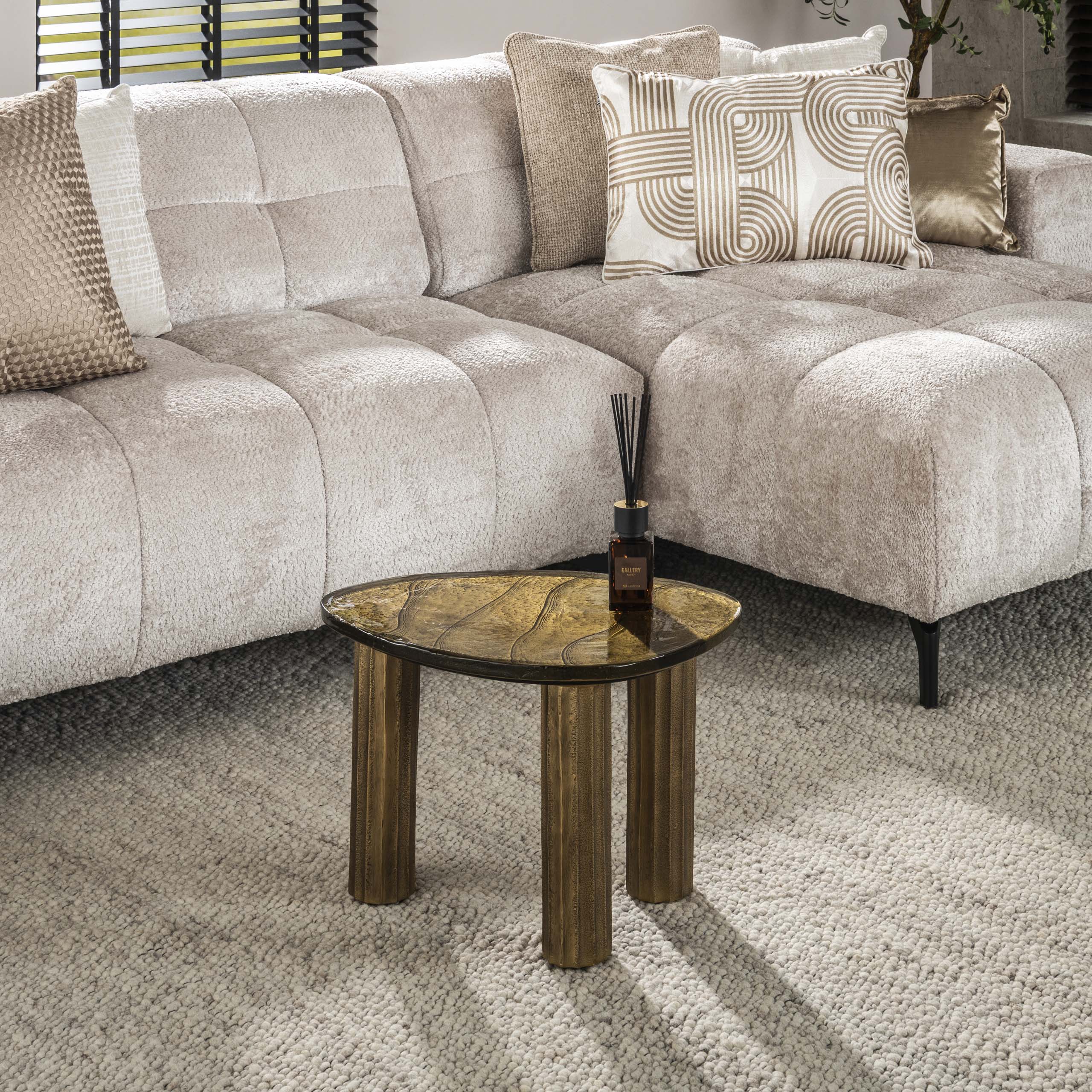 Salontafel Eclipse S Antiek Goud