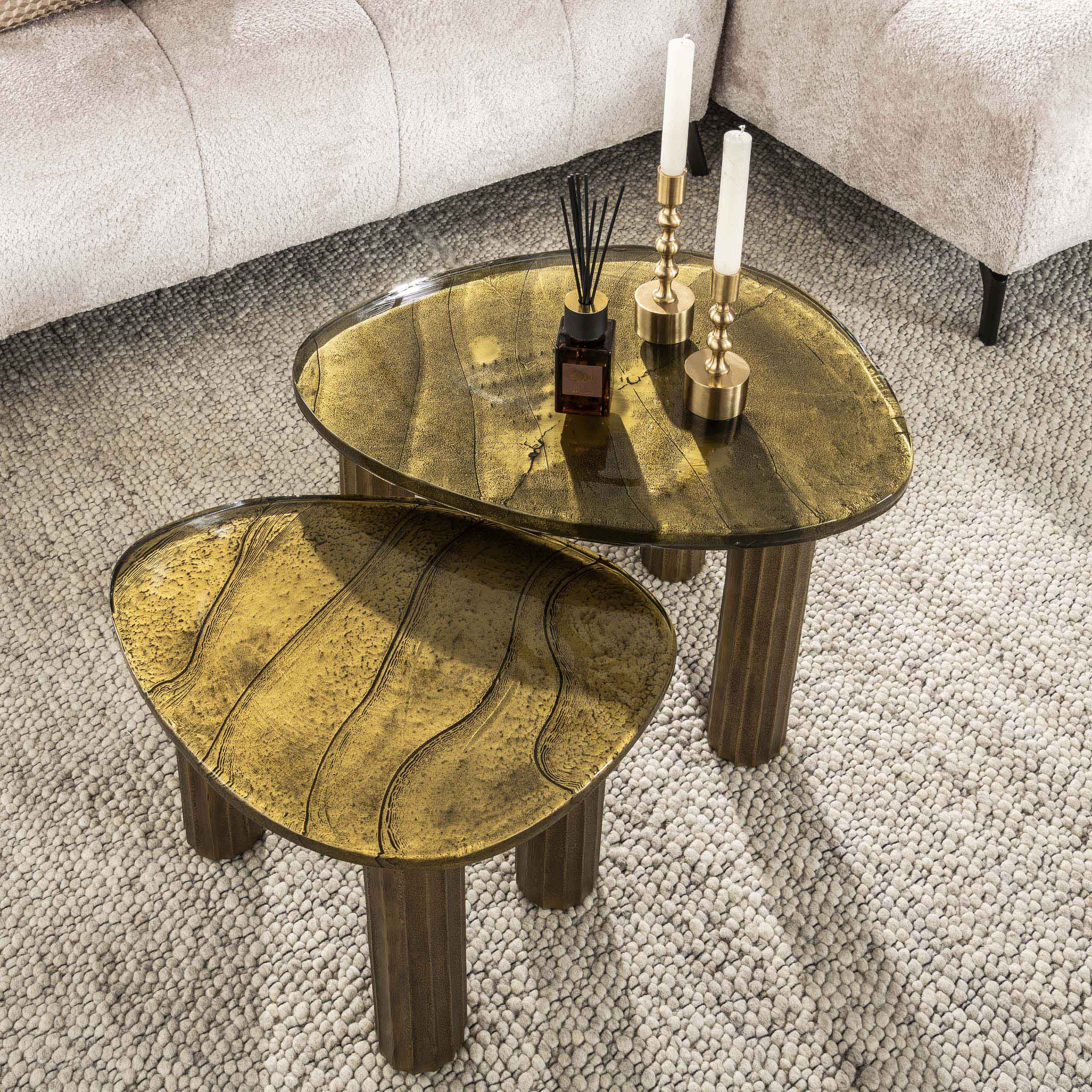 Salontafel Eclipse M Antiek Goud