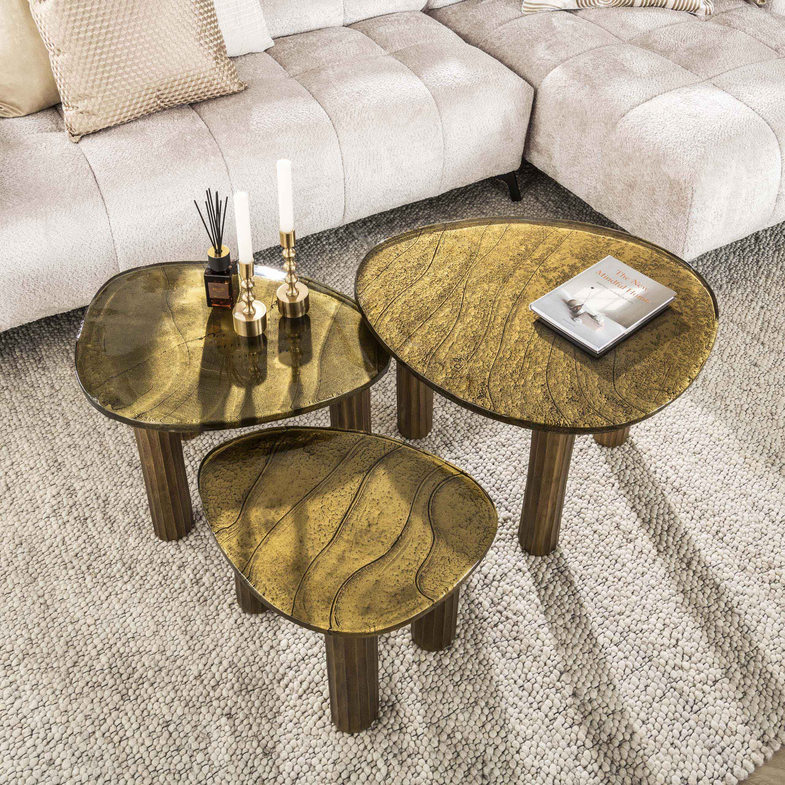 Salontafel Eclipse L Antiek Goud