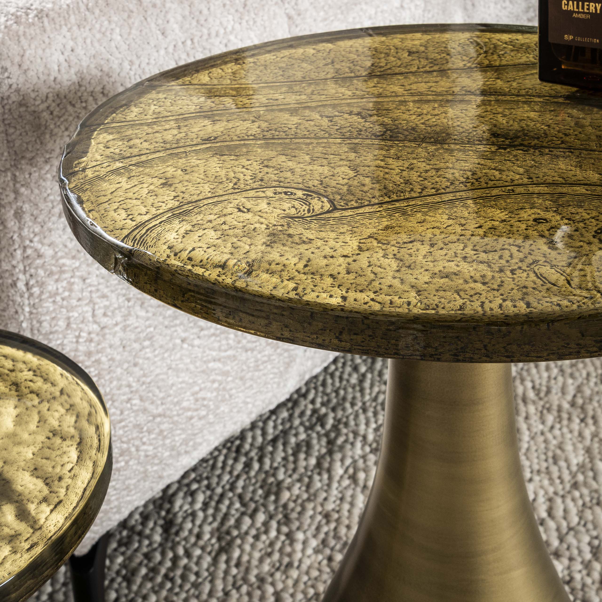 Bijzettafel Eclipse Drop S Antiek Goud