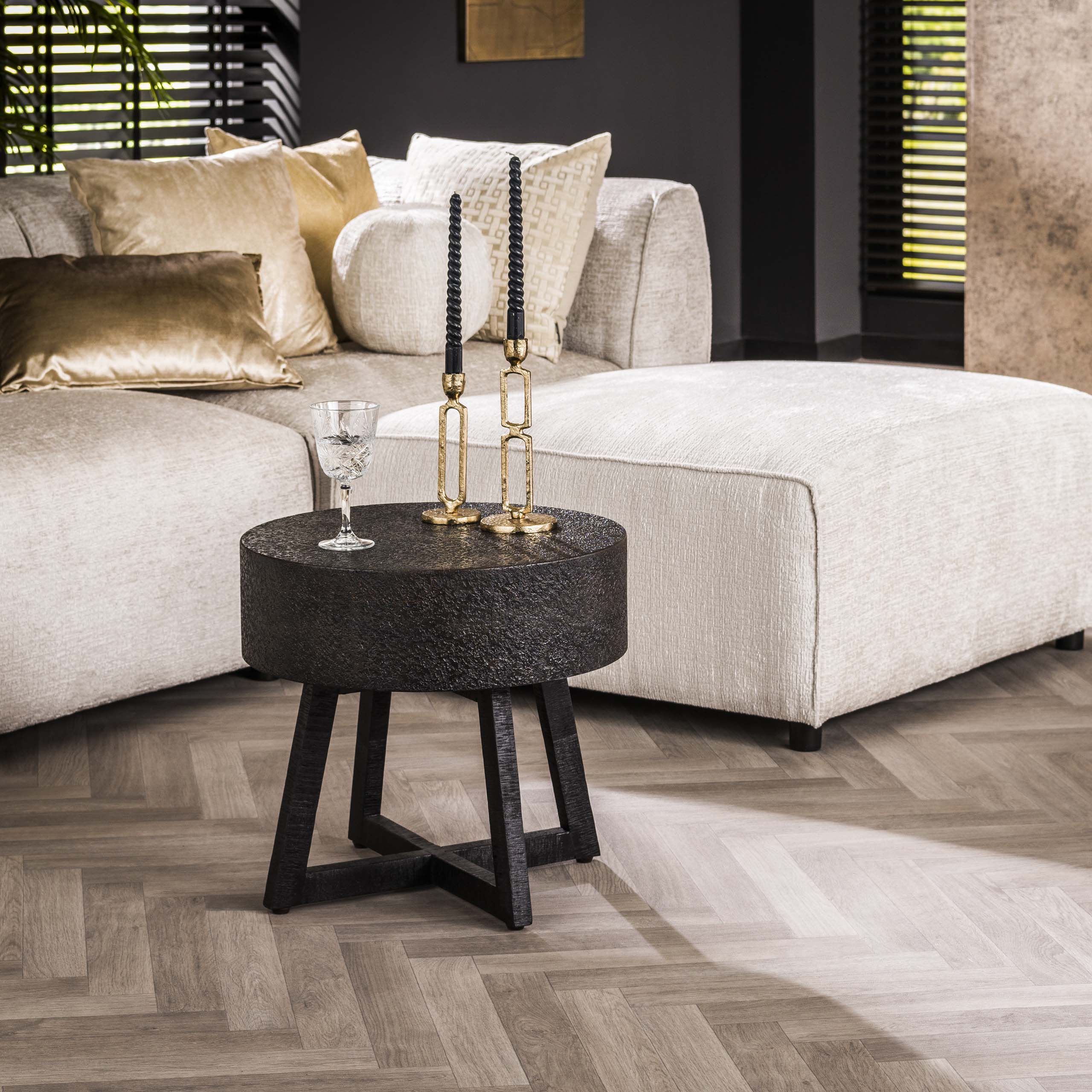 Salontafel Bulky Ferro Ø50cm / Ferro metallic
