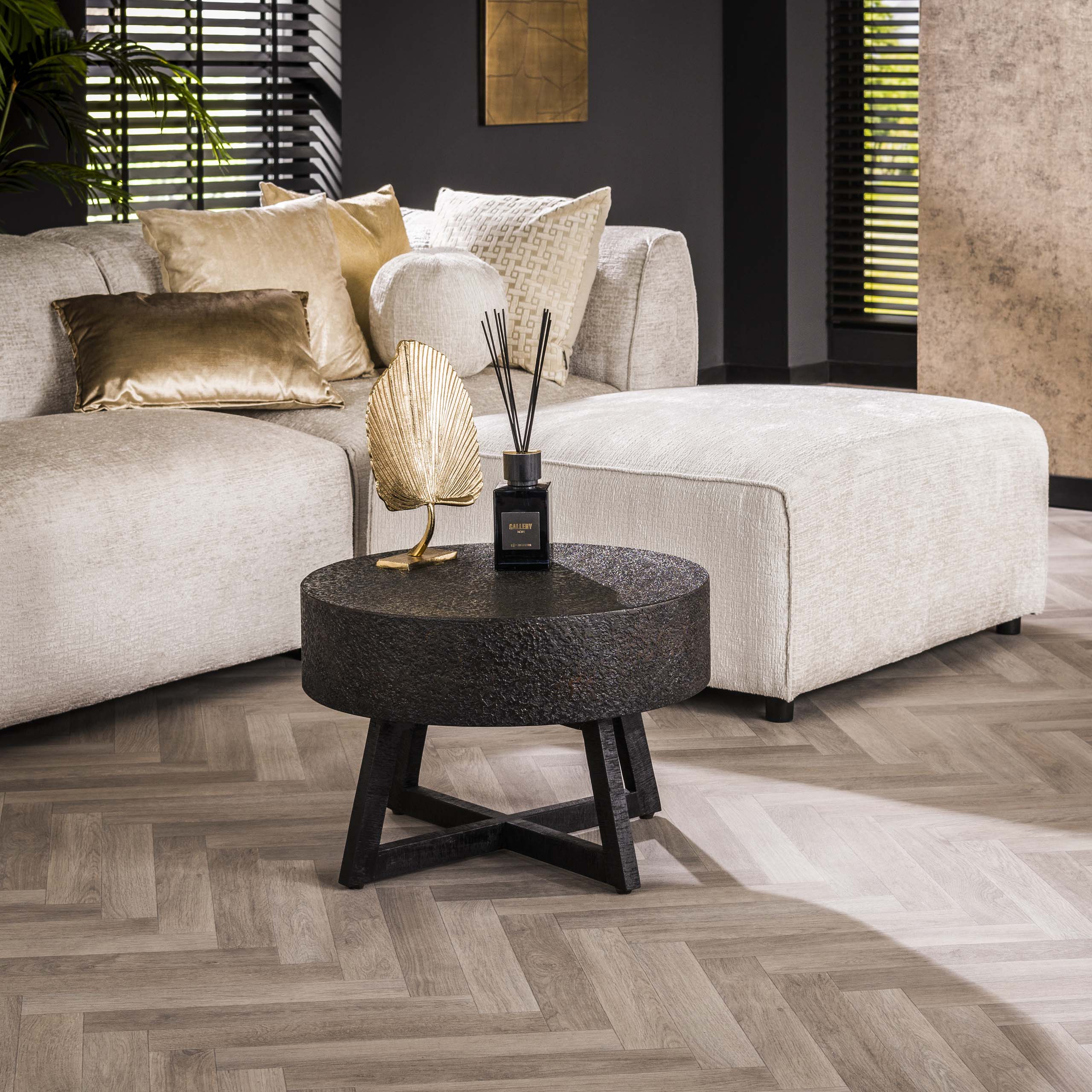 Salontafel Bulky Ferro Low Ø60cm / Ferro metallic