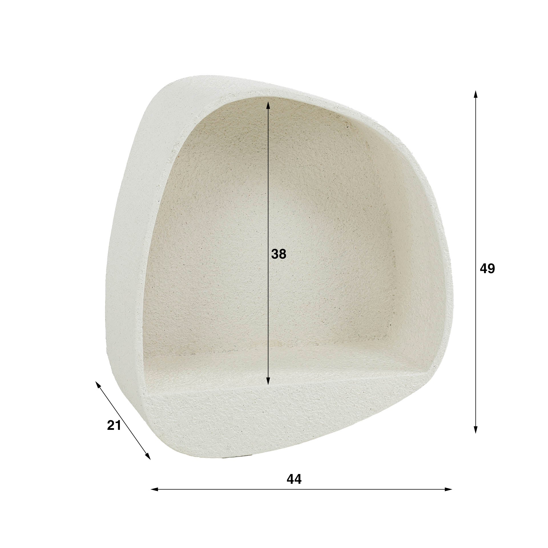 Wandschap Stone Breed Marmer Composiet