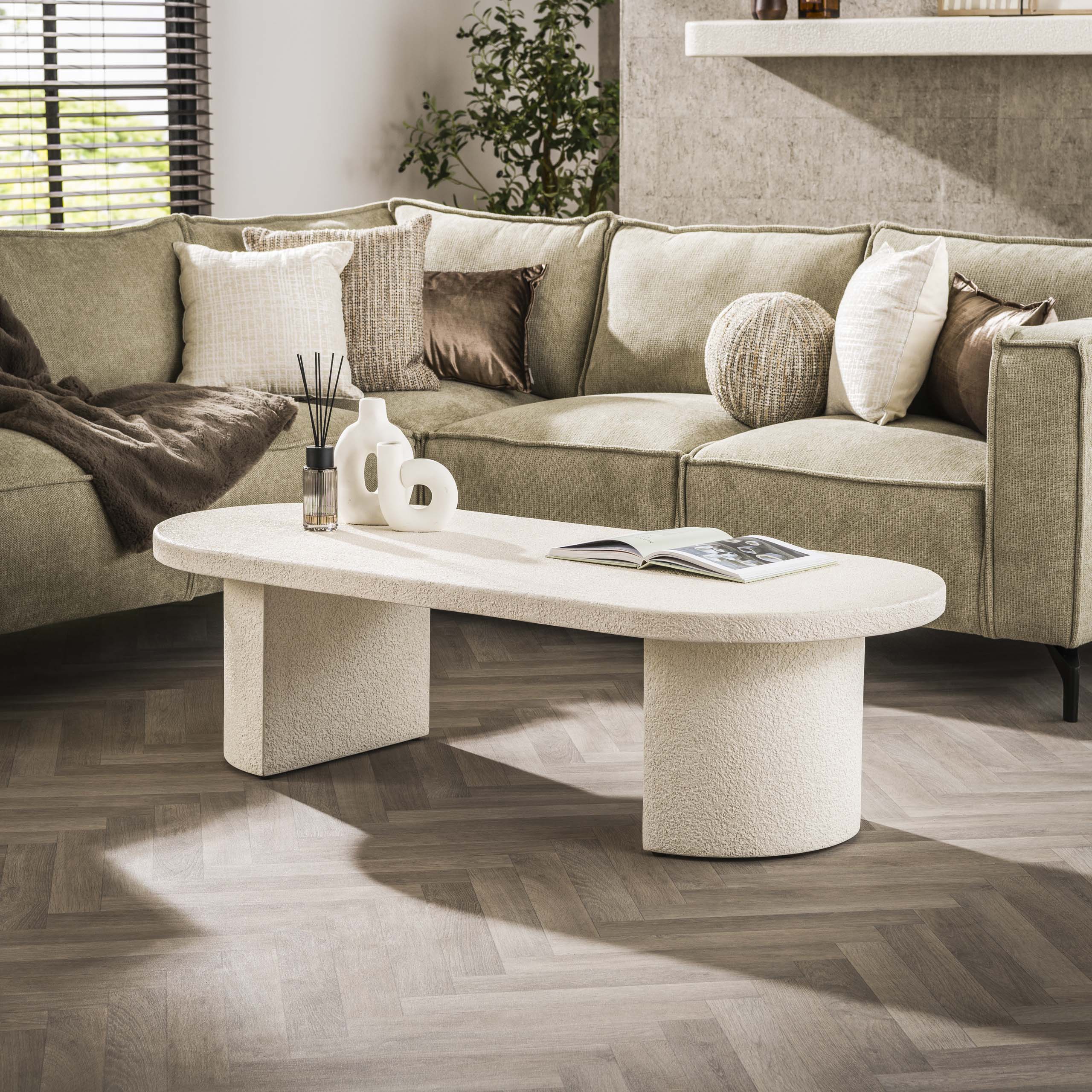 Salontafel Stone Arch 150cm / Marmer composiet