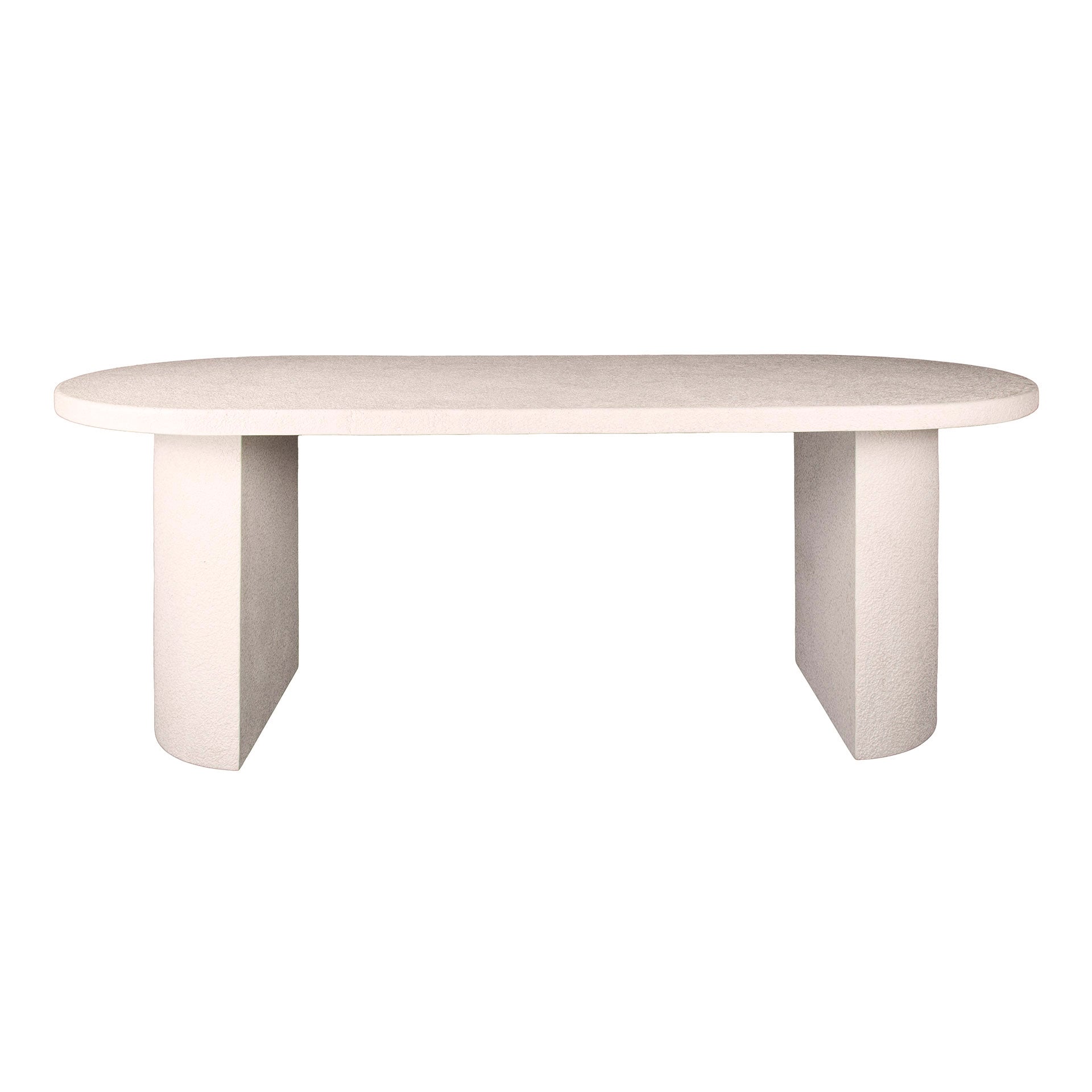 Eettafel Arch Stone Plat Ovaal 215Cm Marmer Composiet