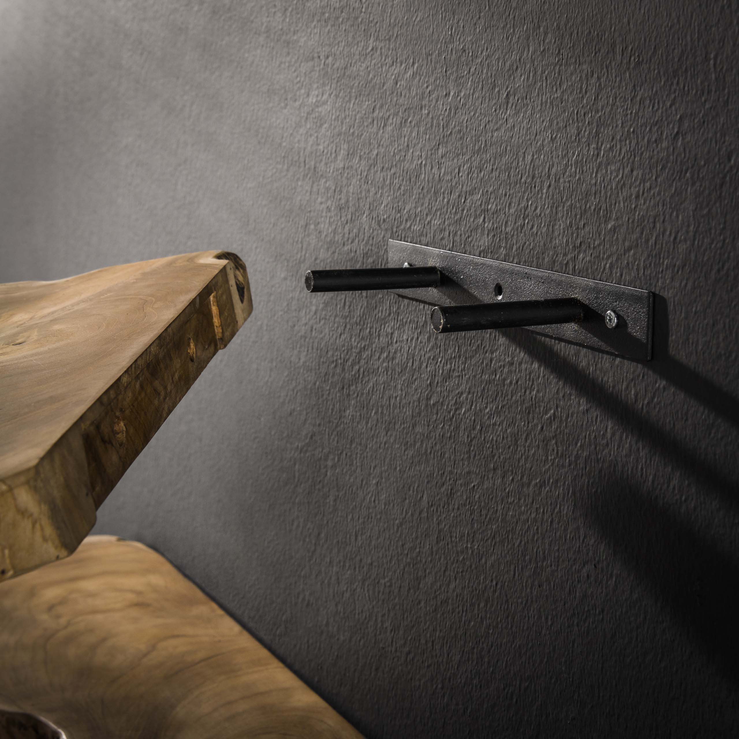 Wandschap Natural Line Set Van 3 Massief Teak