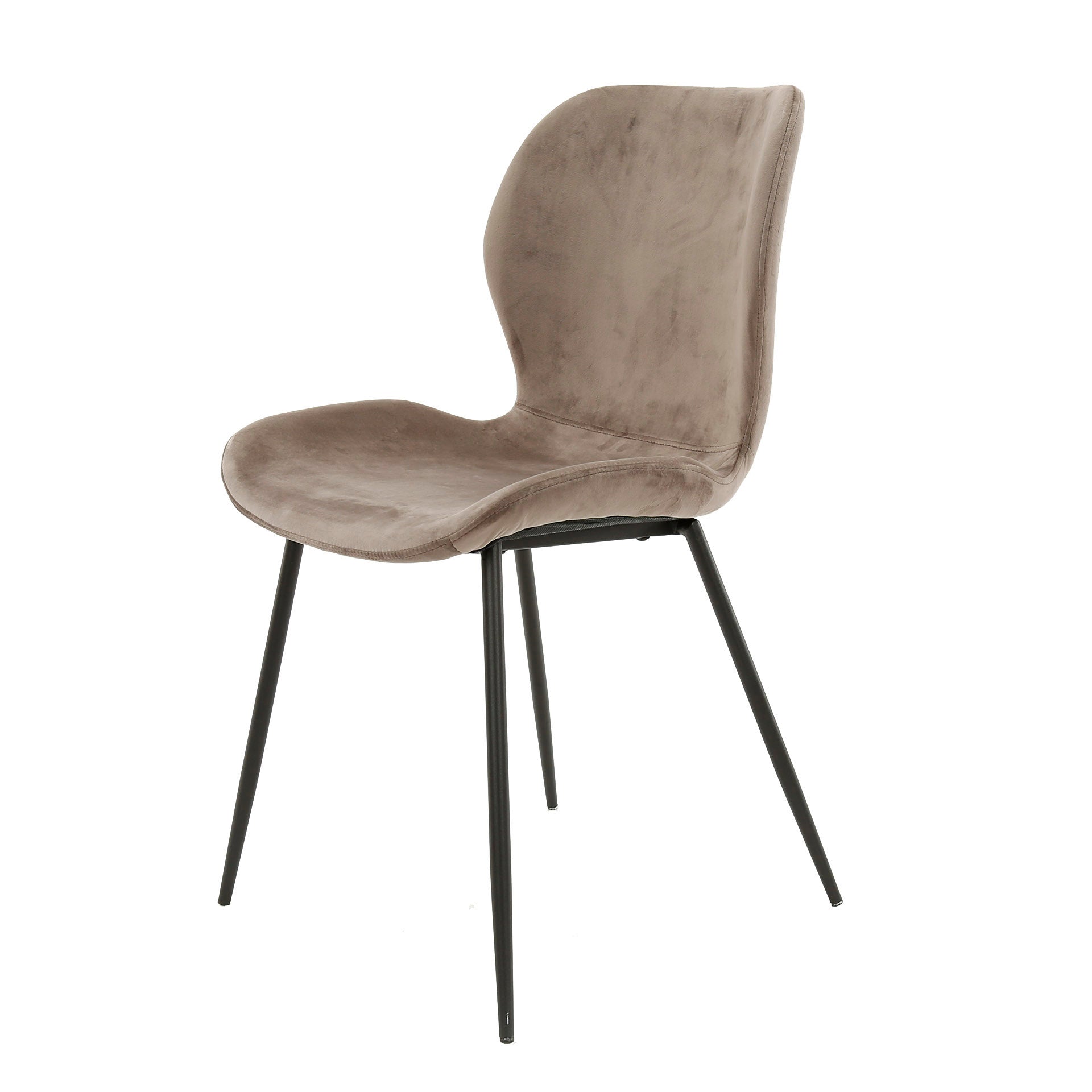 Stoel Rondea Verpakt Per 4 Velours Champagne
