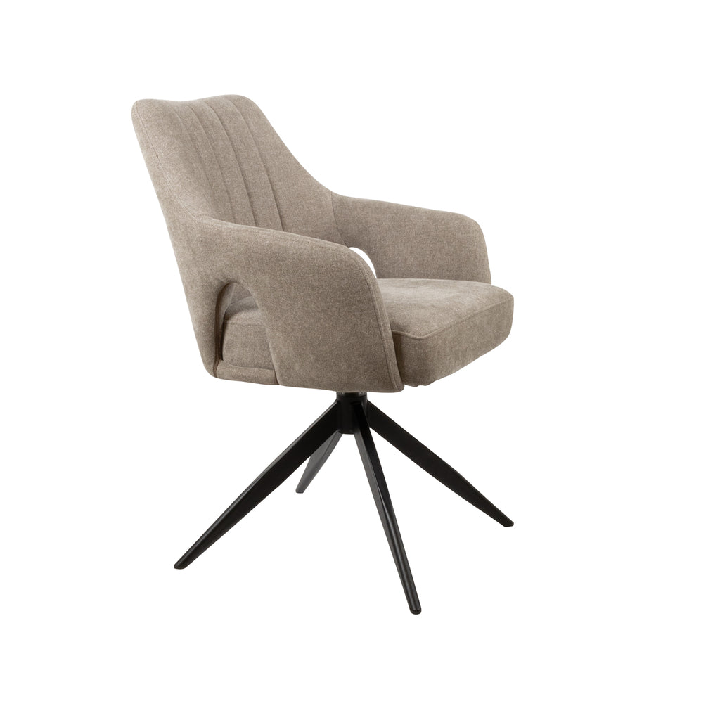 Marley eetkamerstoel - 360ARS - Storm - Liver 09