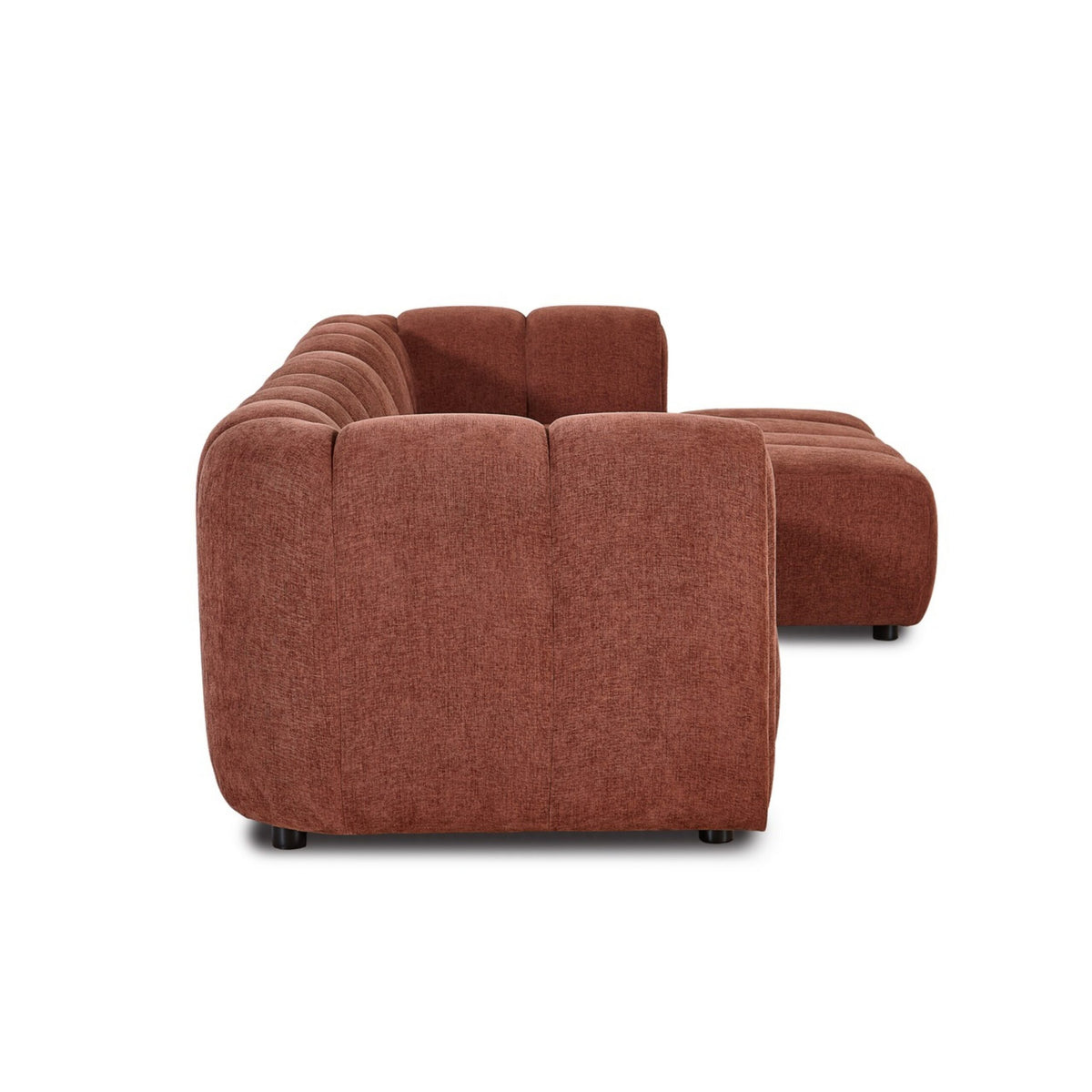 Hoekbank Fay - Burgundy rechts