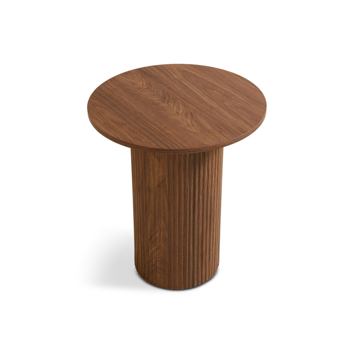 Bijzettafel Nora - Ø 40 cm Walnoot