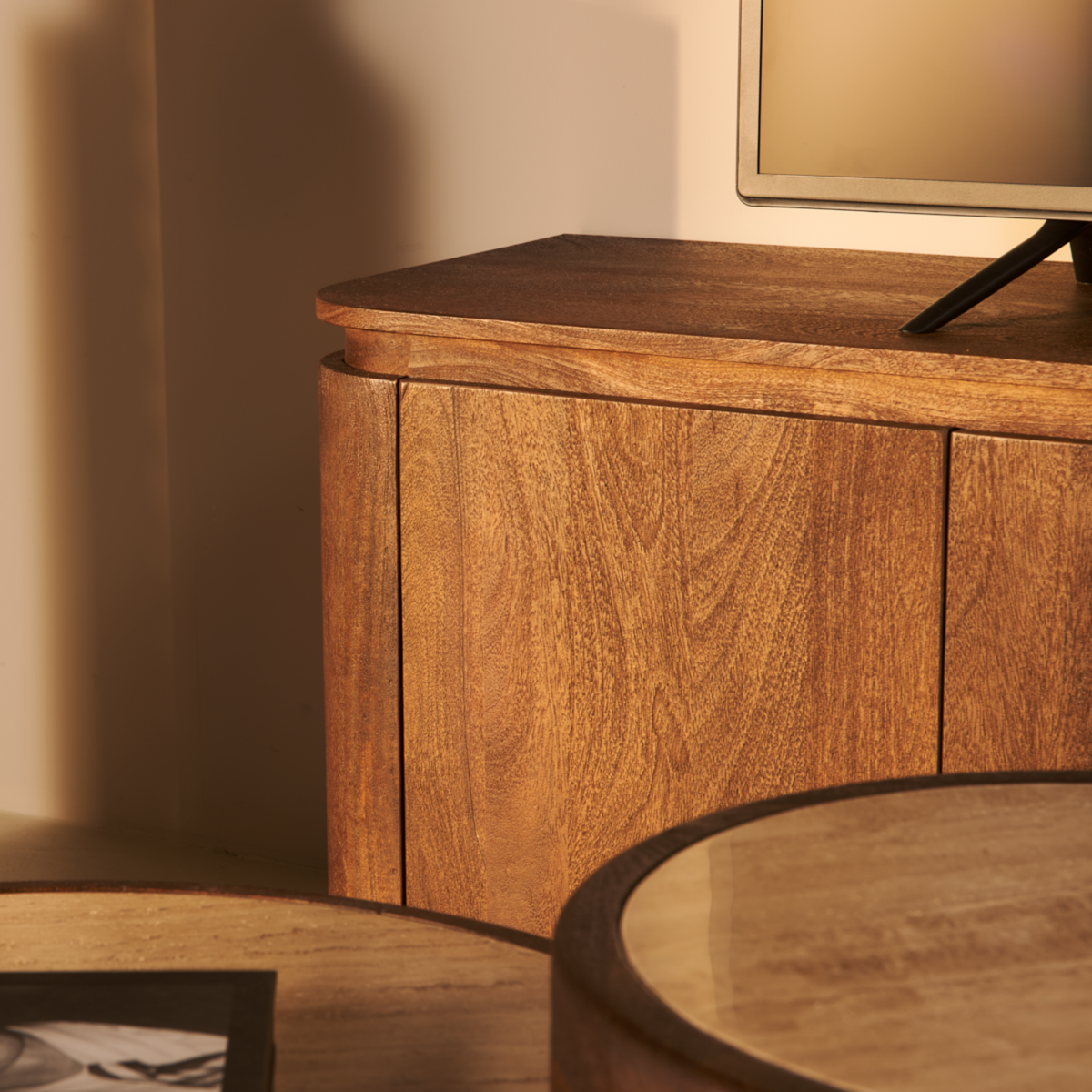 TV-meubel Bora - 210 cm Bruin
