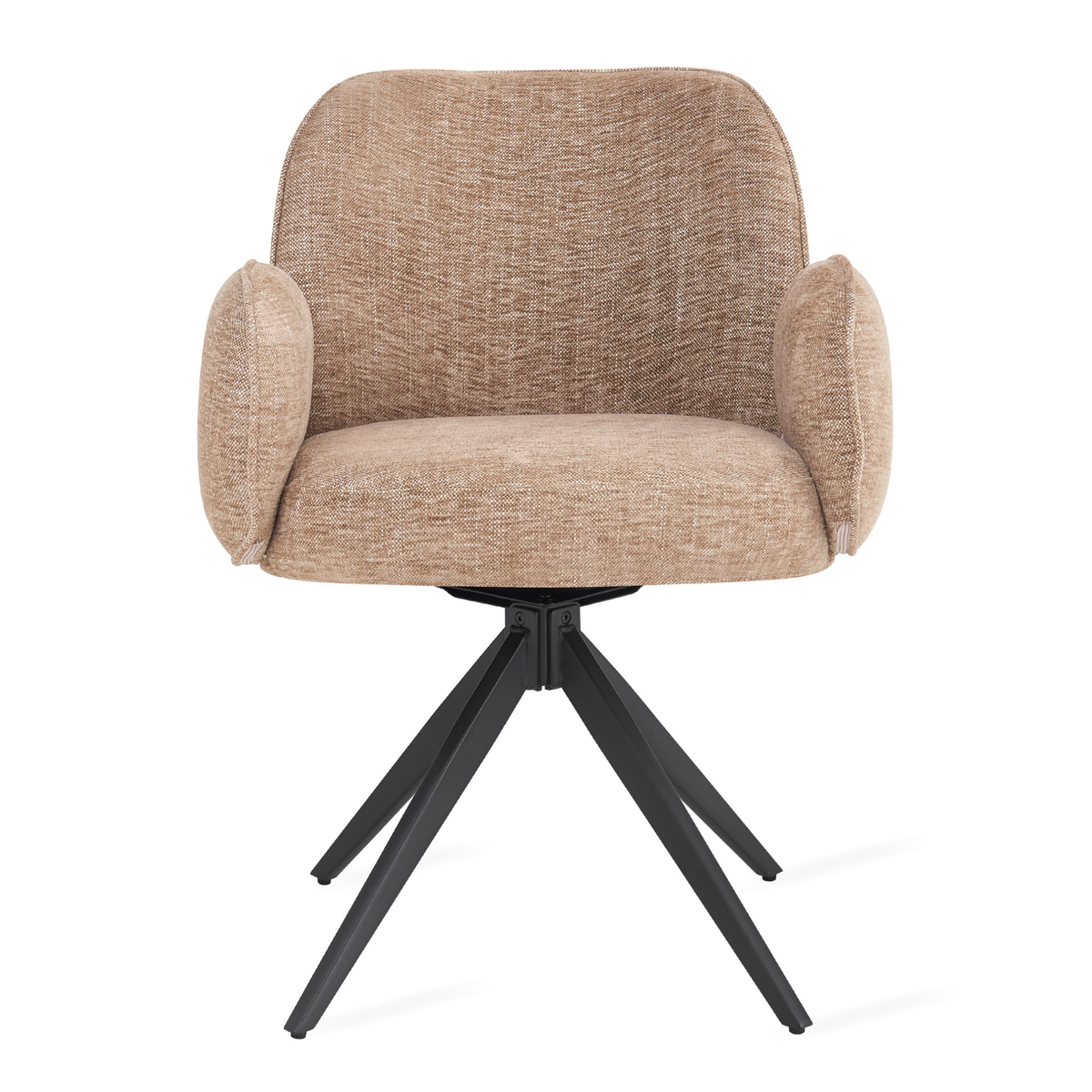 Eetkamerstoel Oslo - Taupe met armleuning
