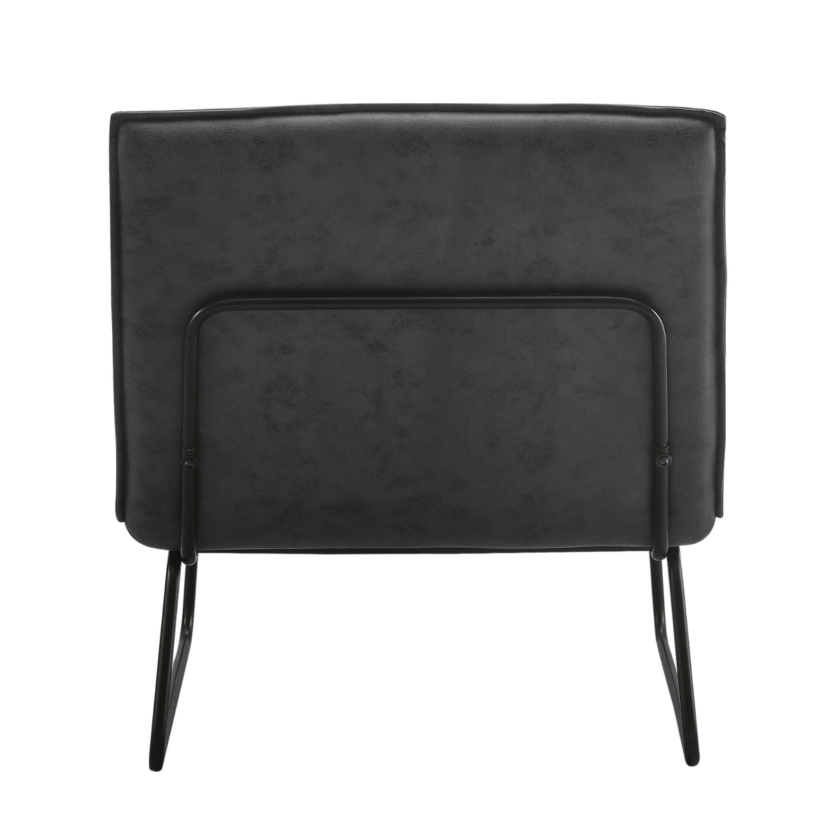 Fauteuil James - Microleder Antraciet – foto 4