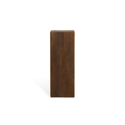 Plantenstandaard Bora - 80 cm Bruin - plantenstandaard van mangohout, vooraanzicht
