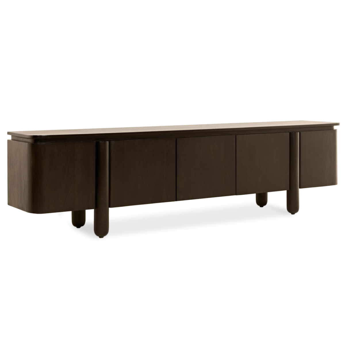 TV-meubel Rondo - 210 cm Donkerbruin