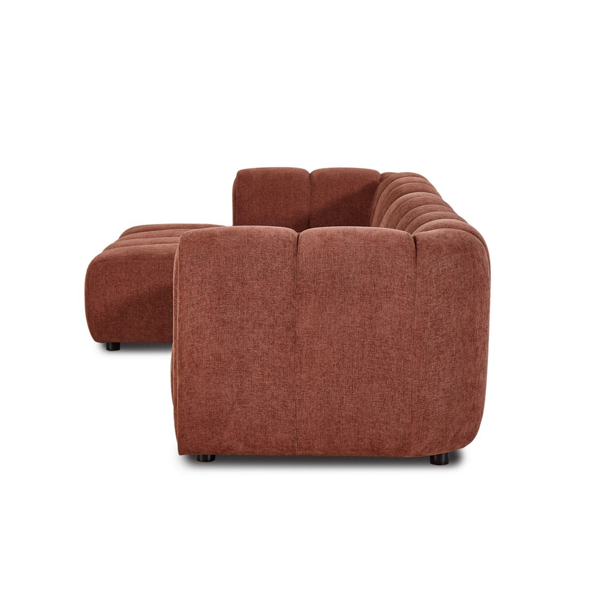 Hoekbank Fay - Burgundy links