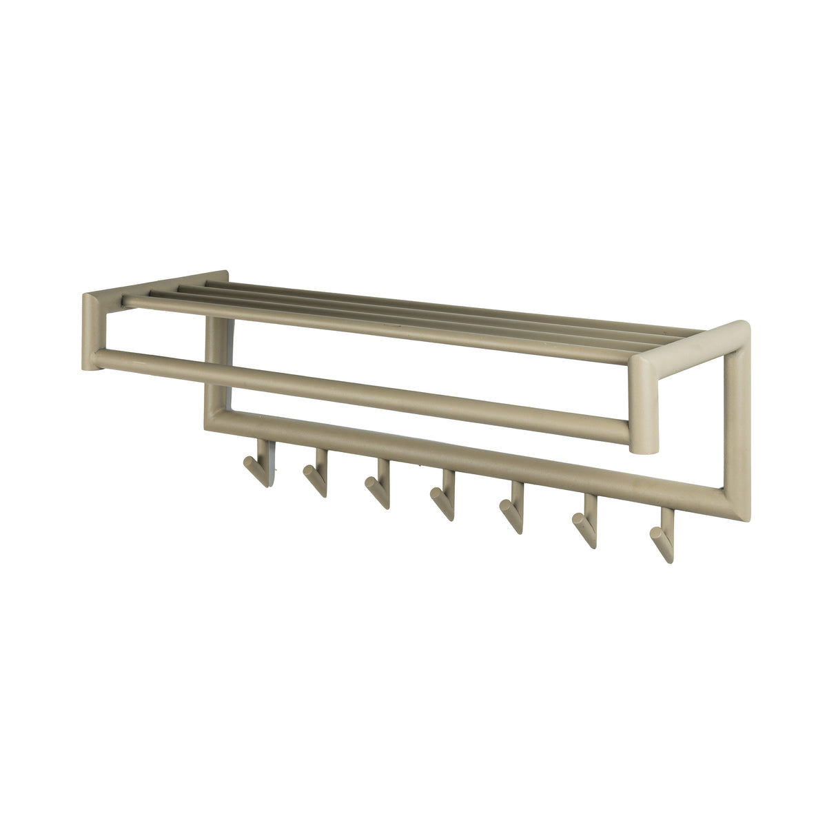 Kapstok Tubo 7 haken / Beige