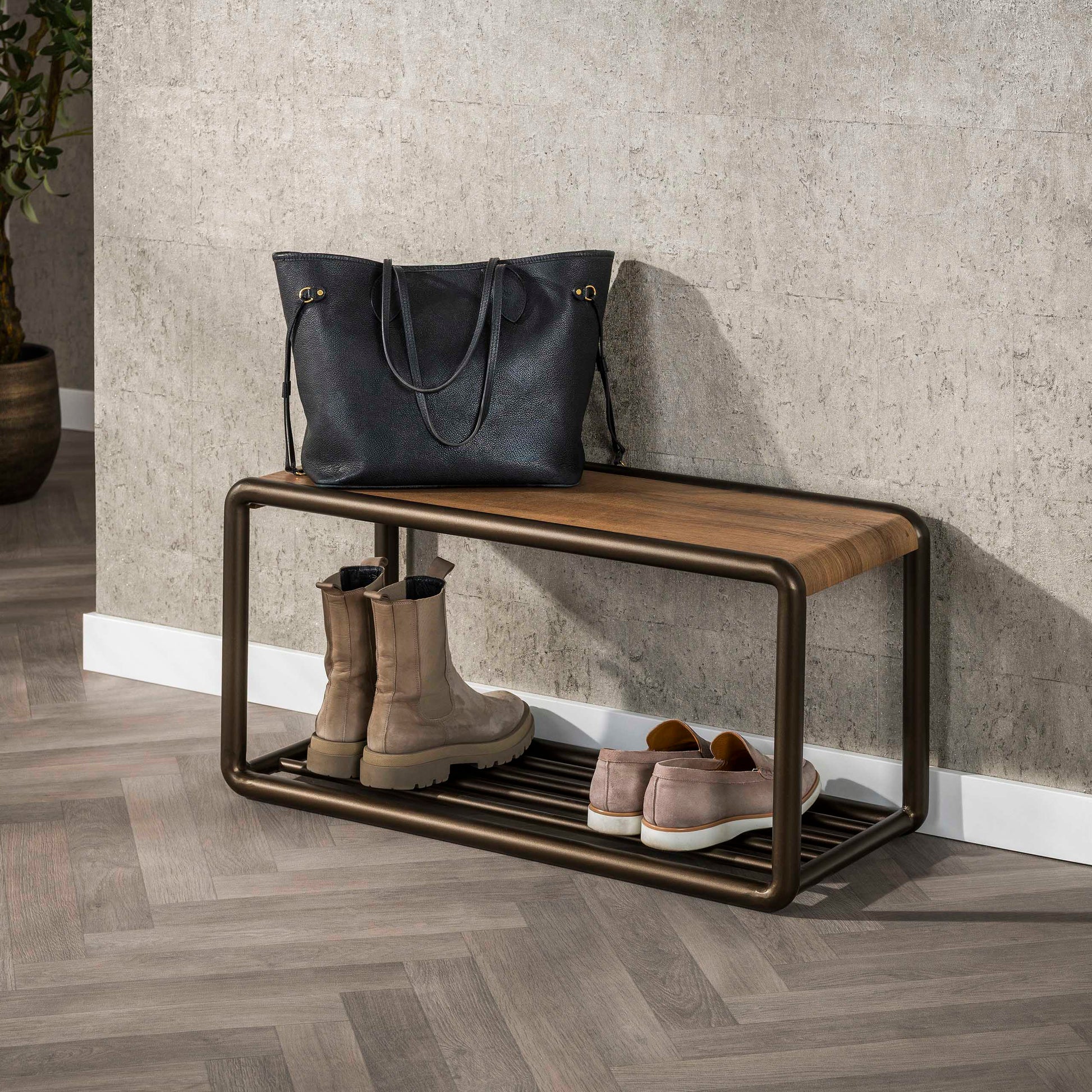 Schoenenbank Luno / Drift brown