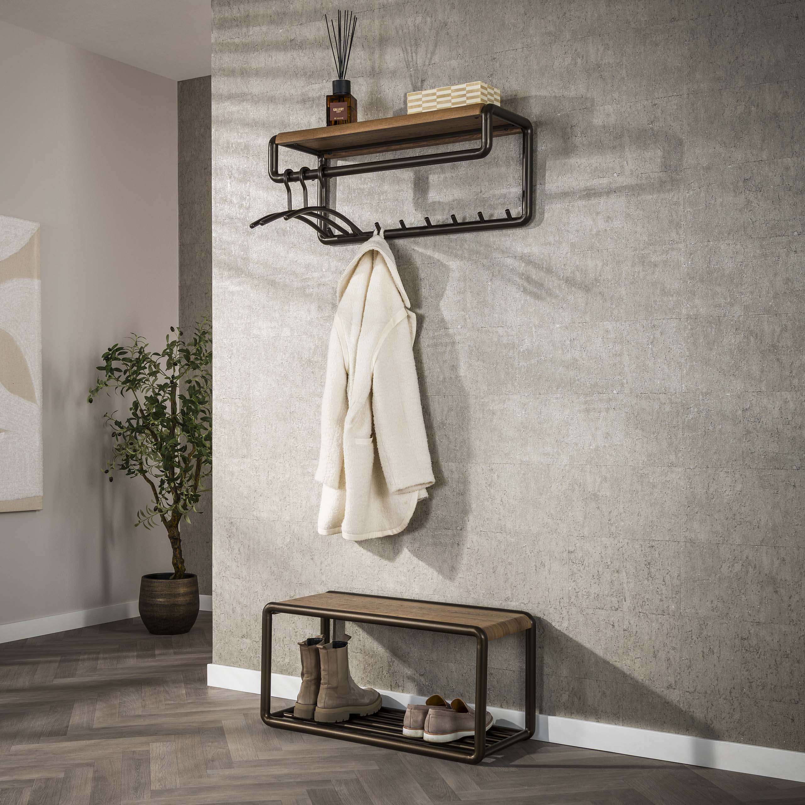 Schoenenbank Luno Drift Brown