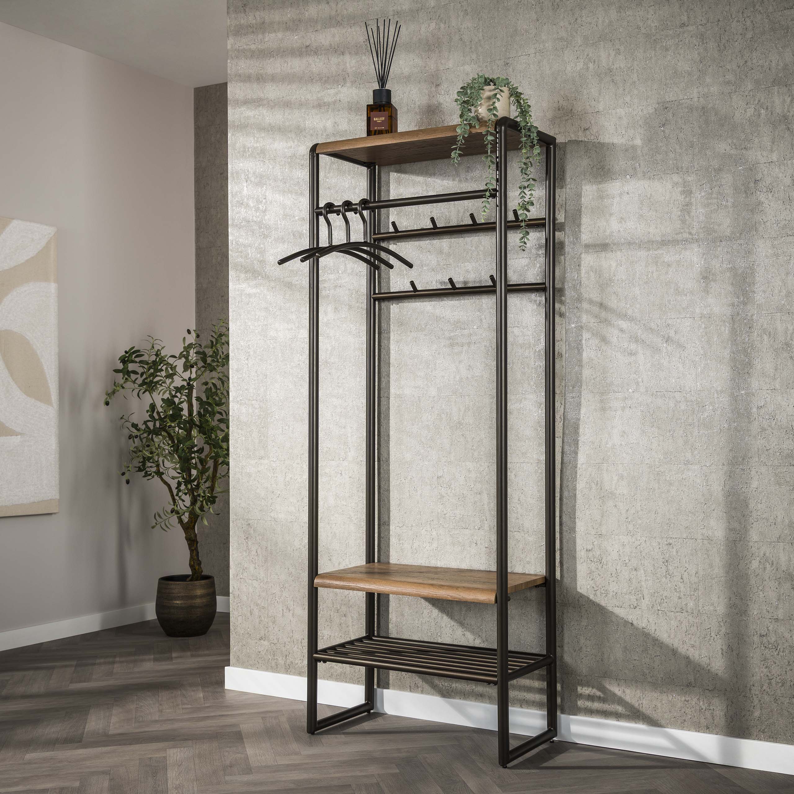 Garderobemeubel Luno 70Cm Drift Brown