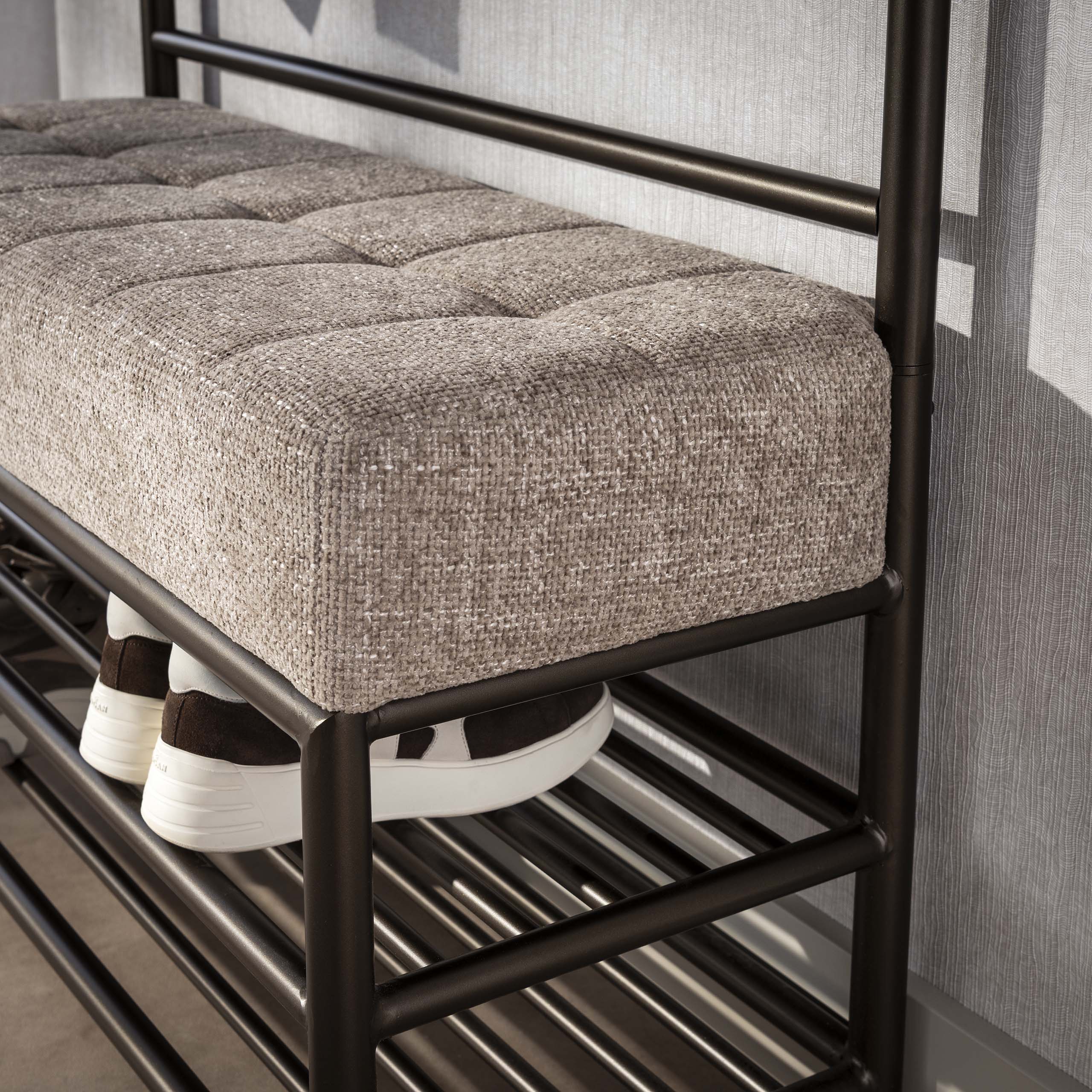 Garderobebank Luno 6 5 Haken Drift Brown