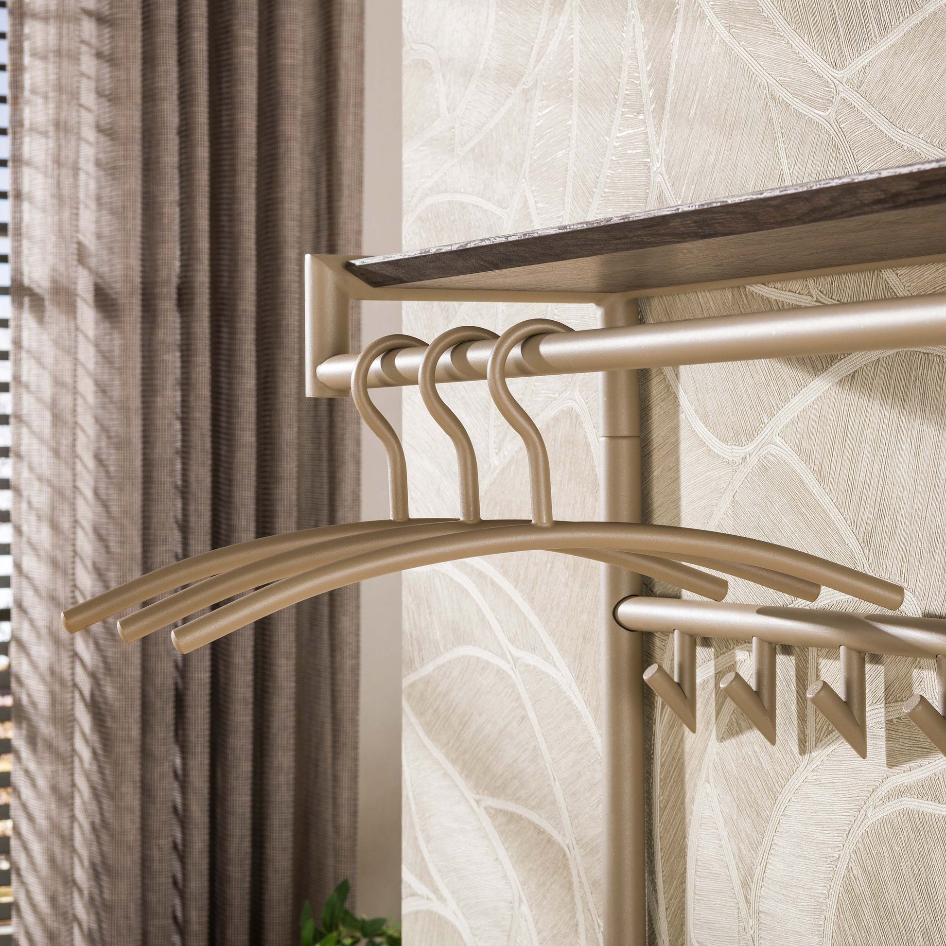 Kapstokhanger Tubra verpakt per 6 / Beige