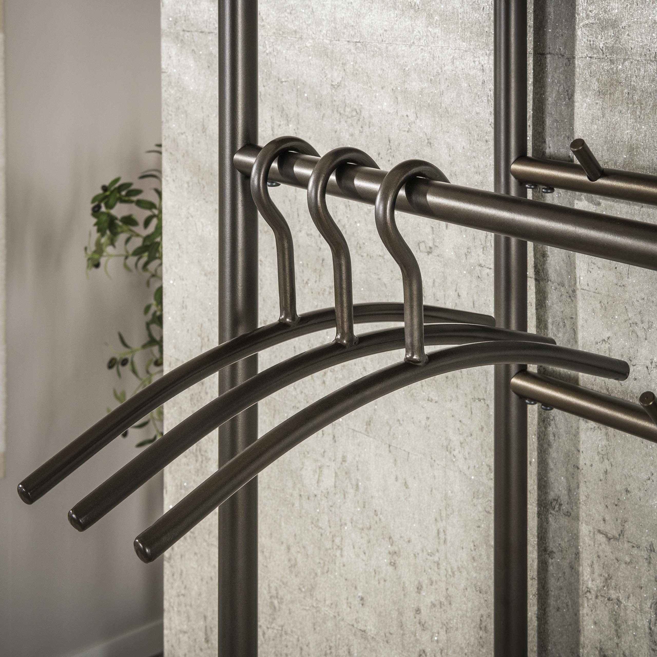 Kapstokhanger Tubra verpakt per 6 / Drift brown