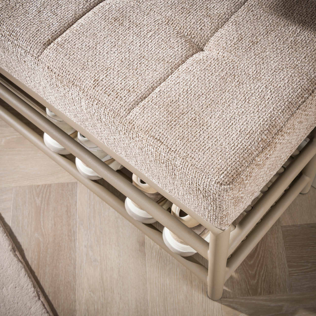 Schoenenbank Terra 125cm / Beige