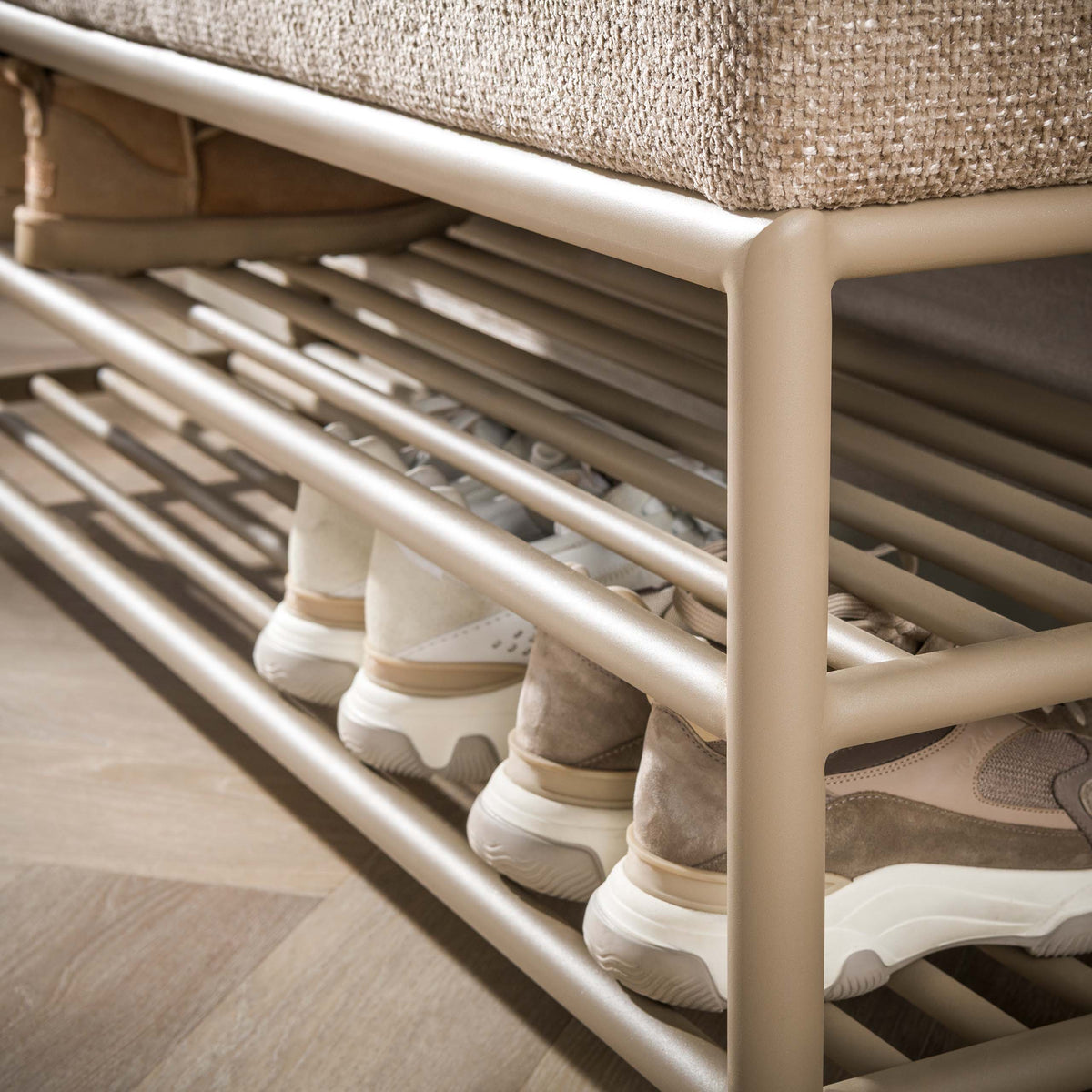 Schoenenbank Terra 125cm / Beige