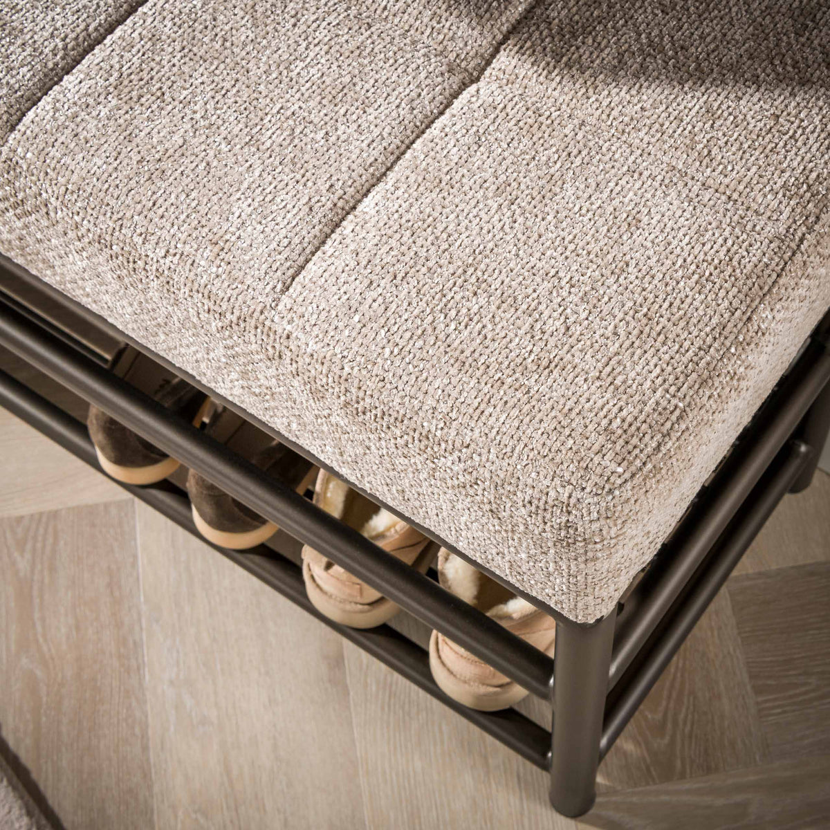 Schoenenbank Terra 125cm / Drift brown