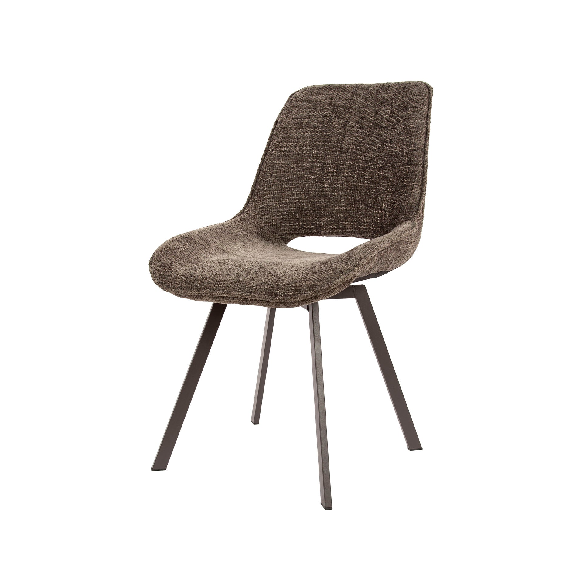 Stoel Swivel Draaibaar Verpakt Per 4 Hoven Taupe