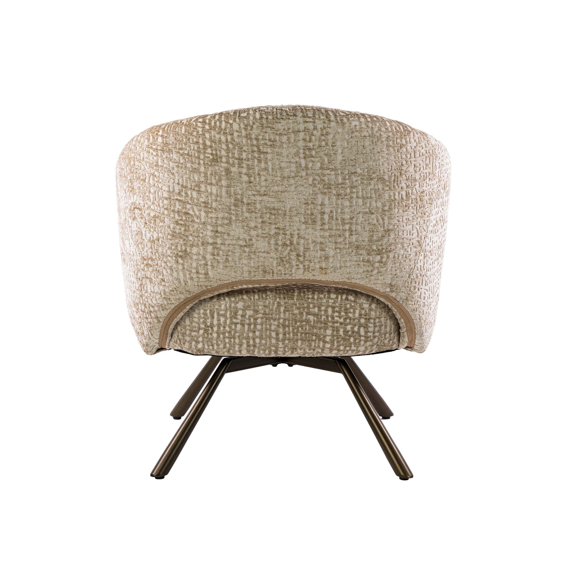 Fauteuil Salon Cross draaibaar / Monti zand-bruin
