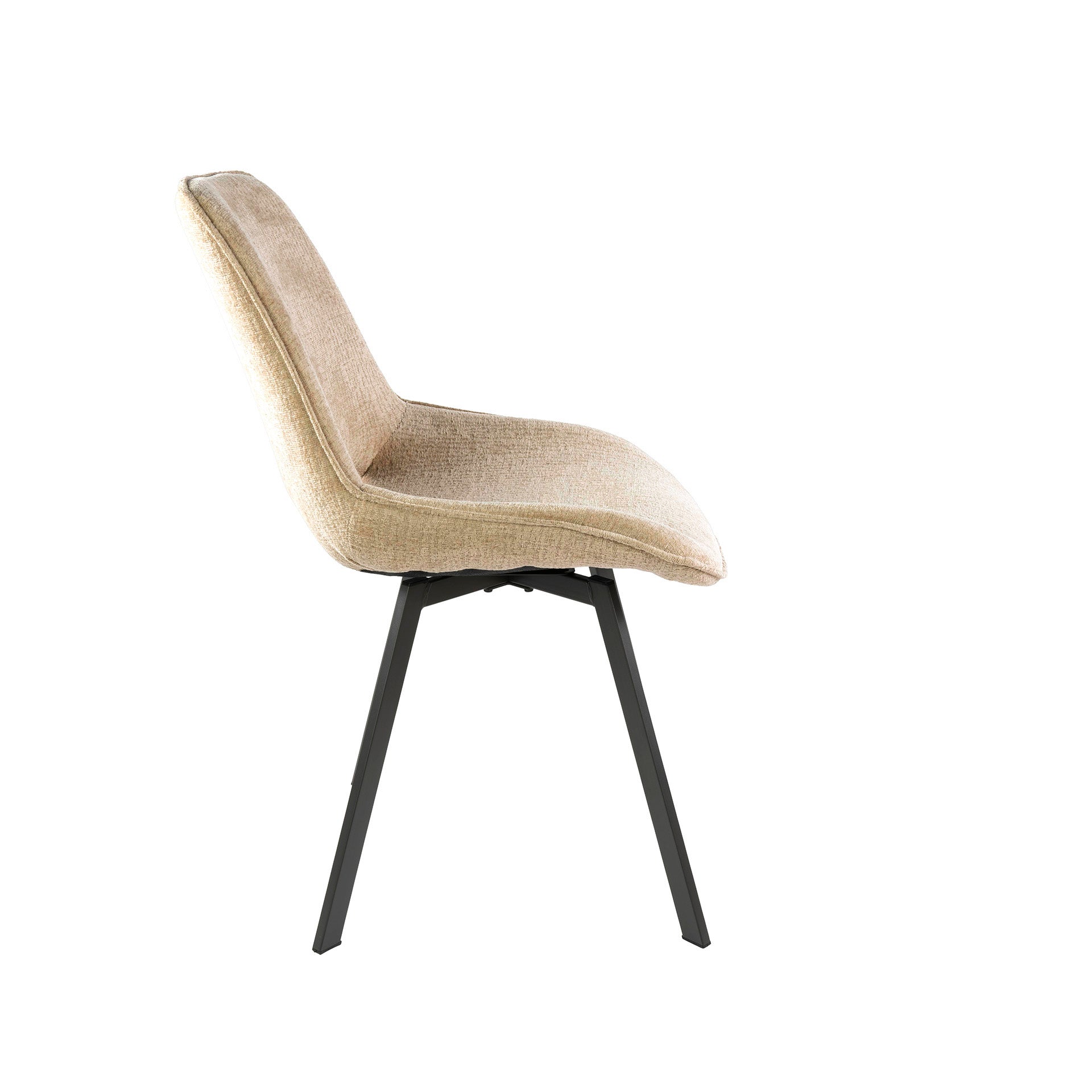 Stoel Swivel Draaibaar Verpakt Per 4 Jaroq Zand