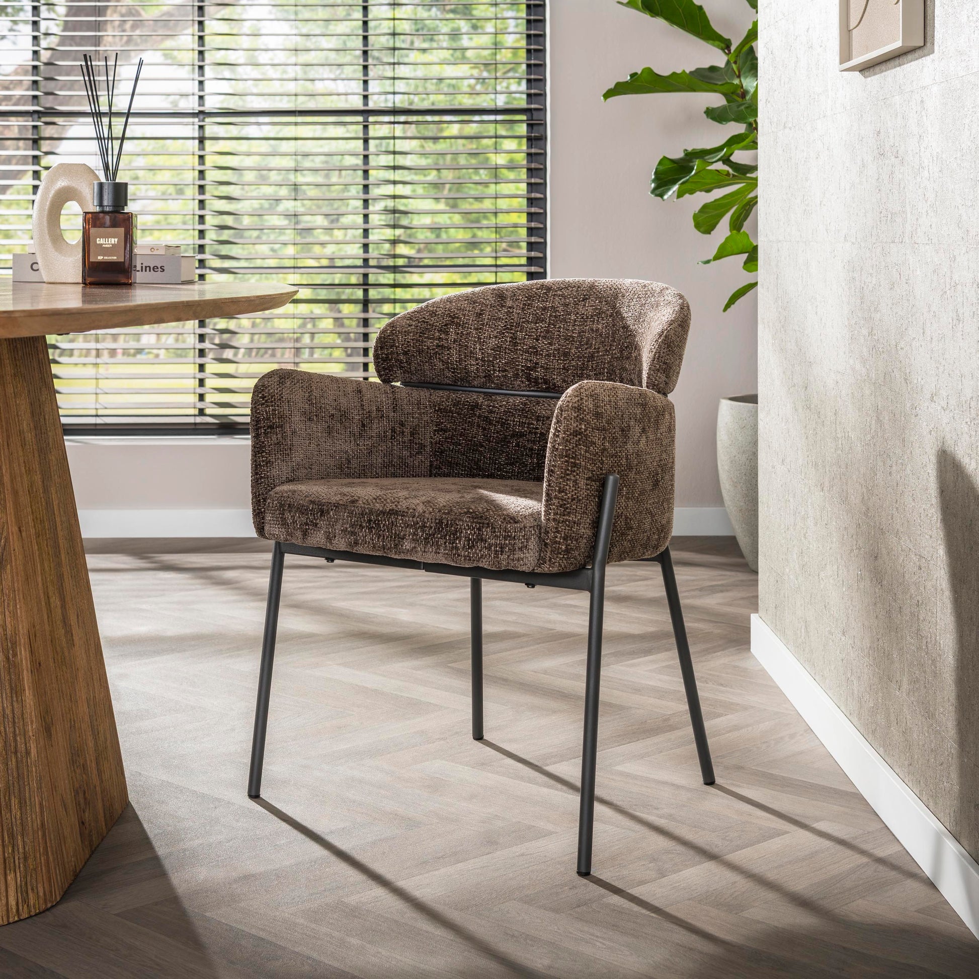 Armstoel Curva verpakt per 2 / Hoven taupe