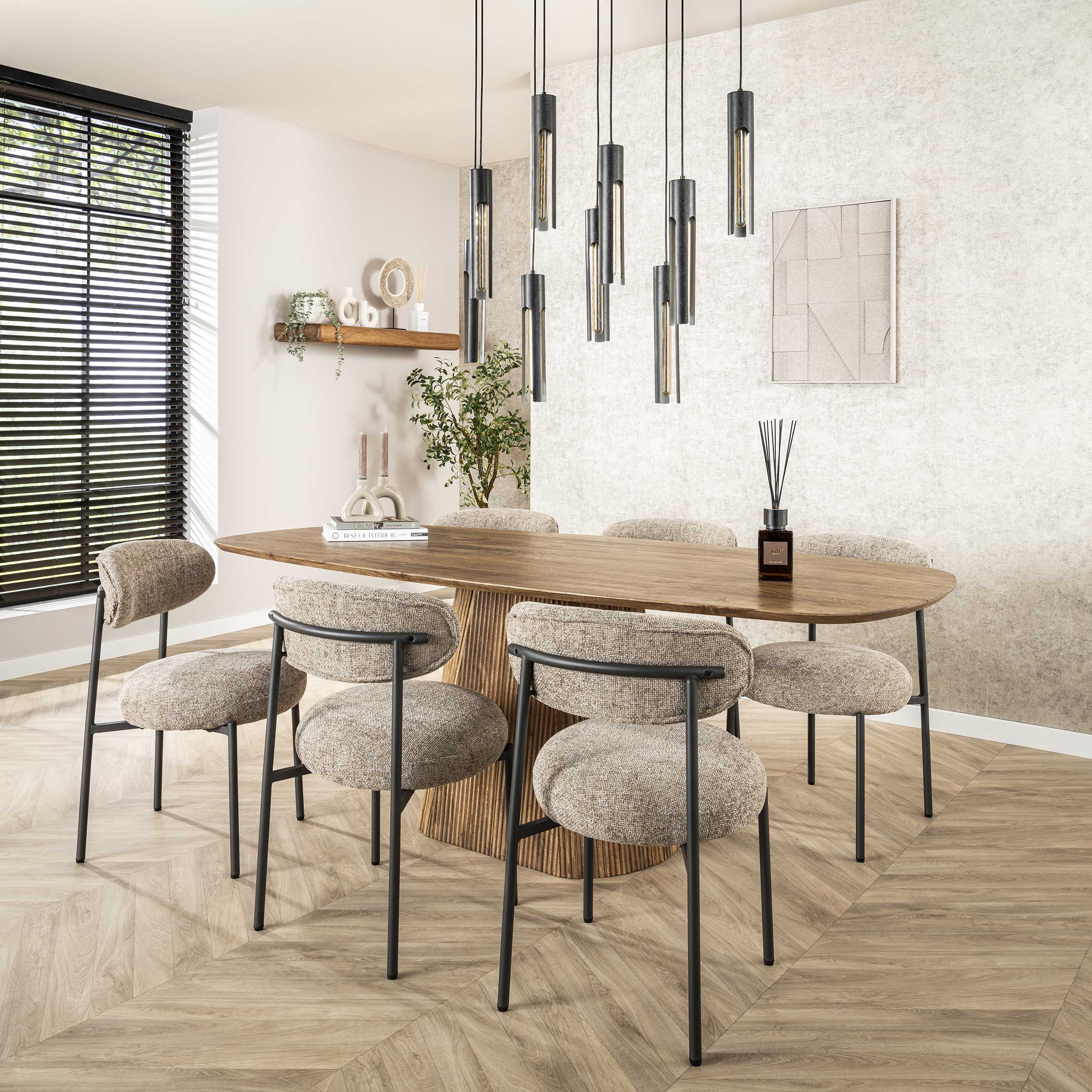 Stoel Round Cargo Zand