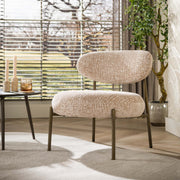 Fauteuil Round / Monti zand-bruin
