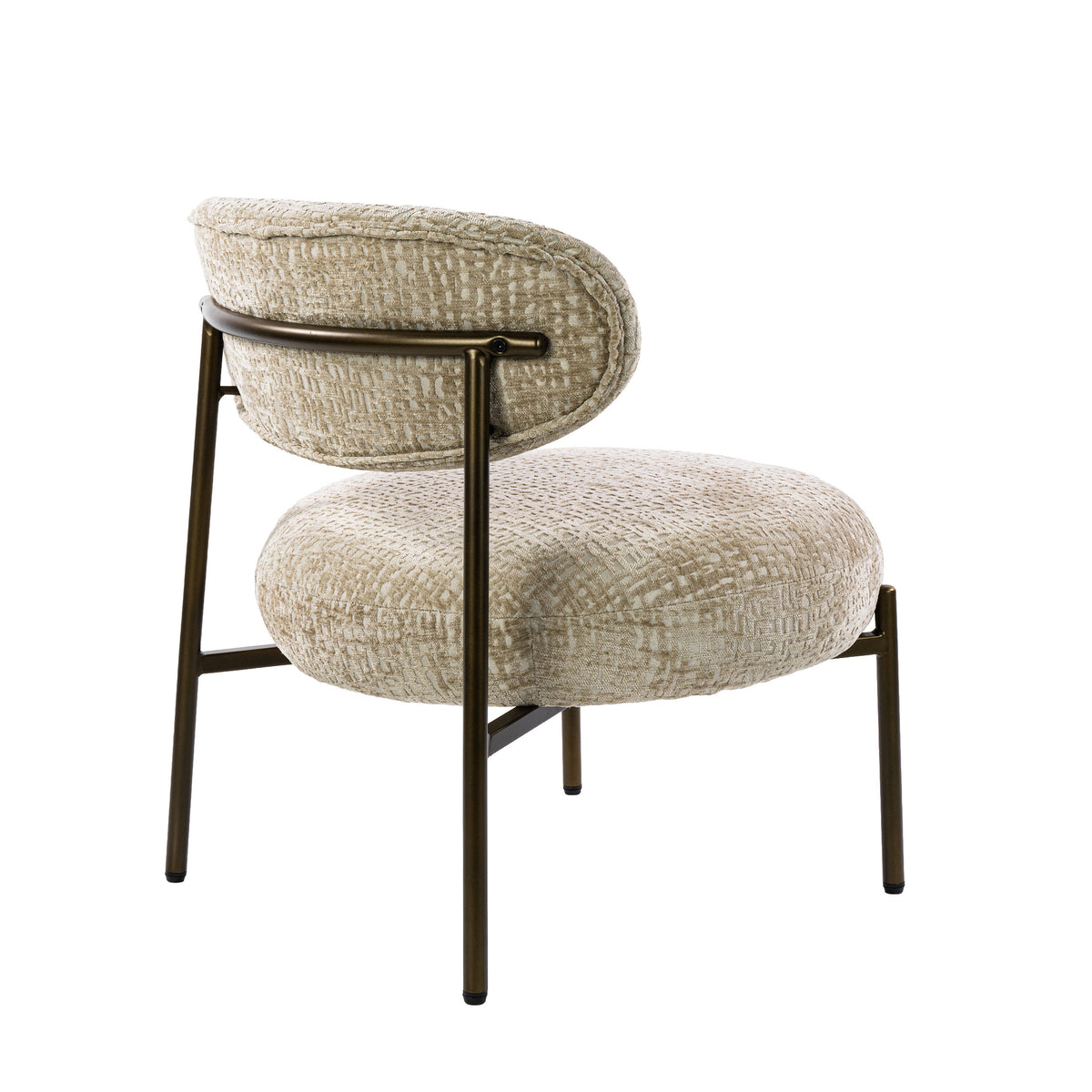 Fauteuil Round / Monti zand-bruin