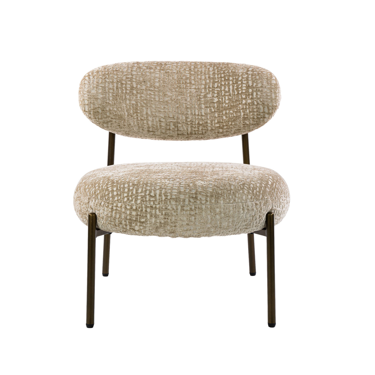 Fauteuil Round / Monti zand-bruin
