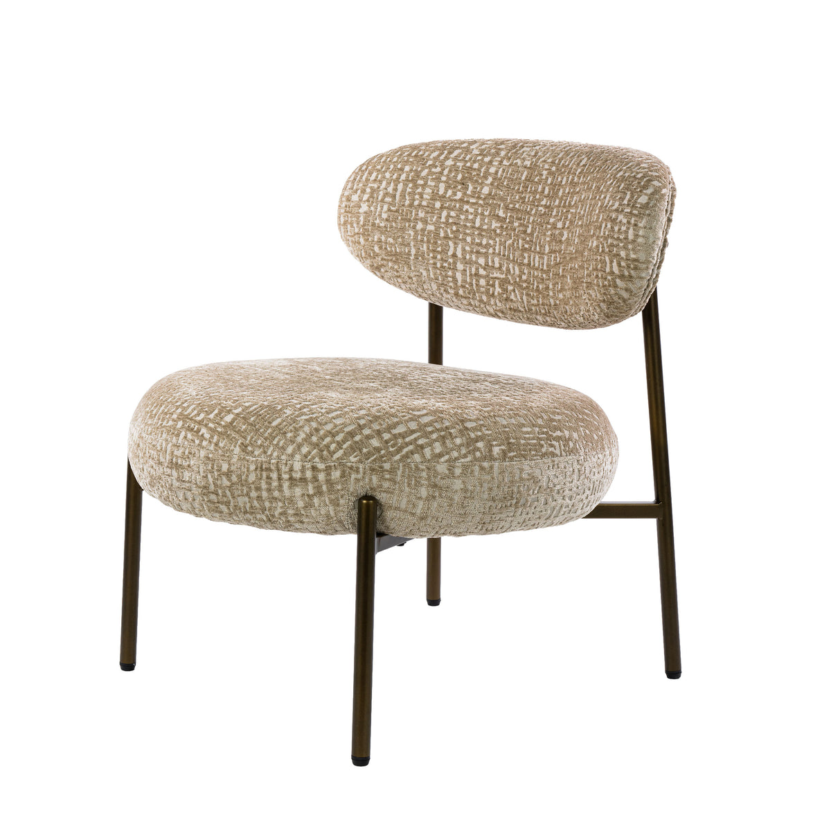 Fauteuil Round / Monti zand-bruin