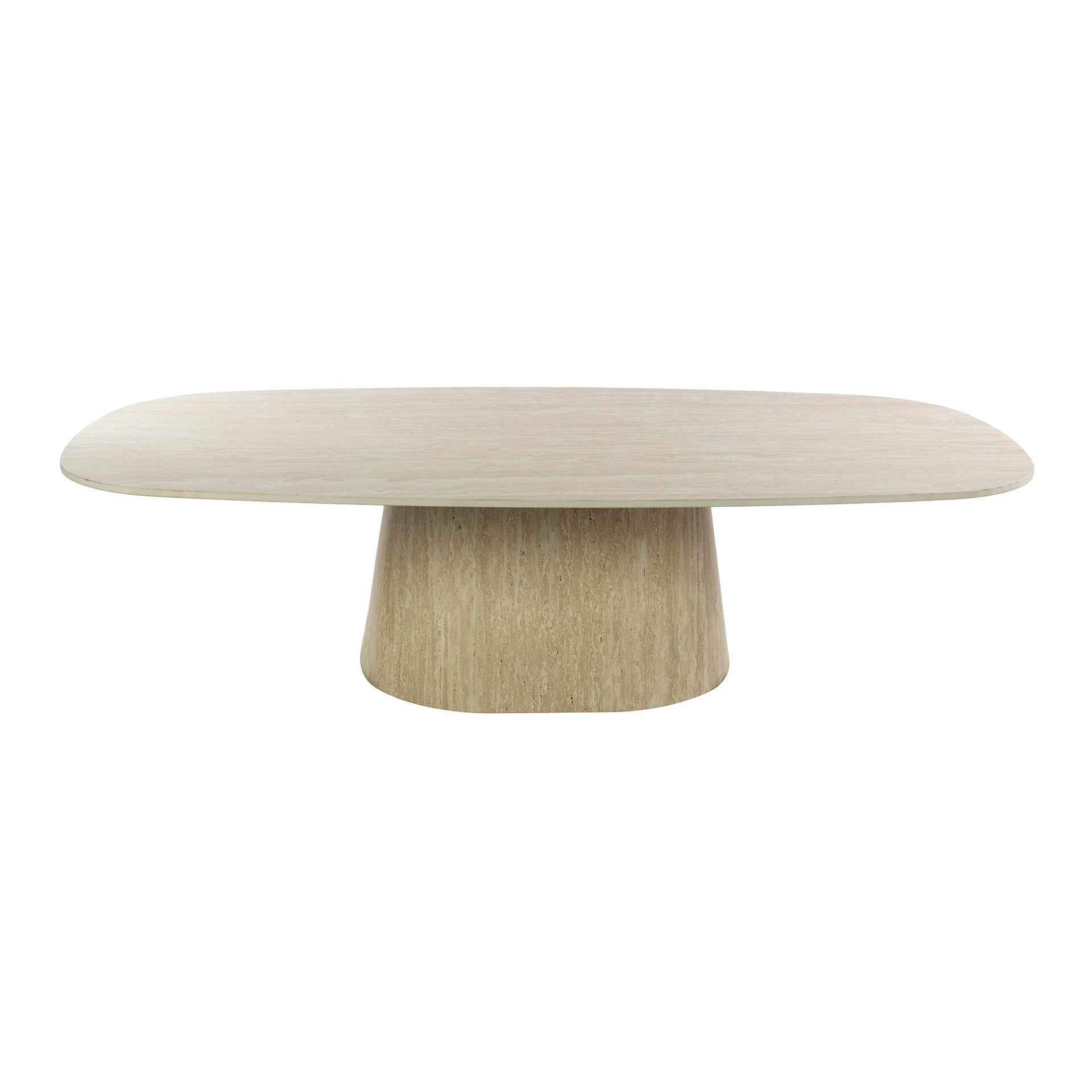 Salontafel Centro 135cm / Keramiek travertin