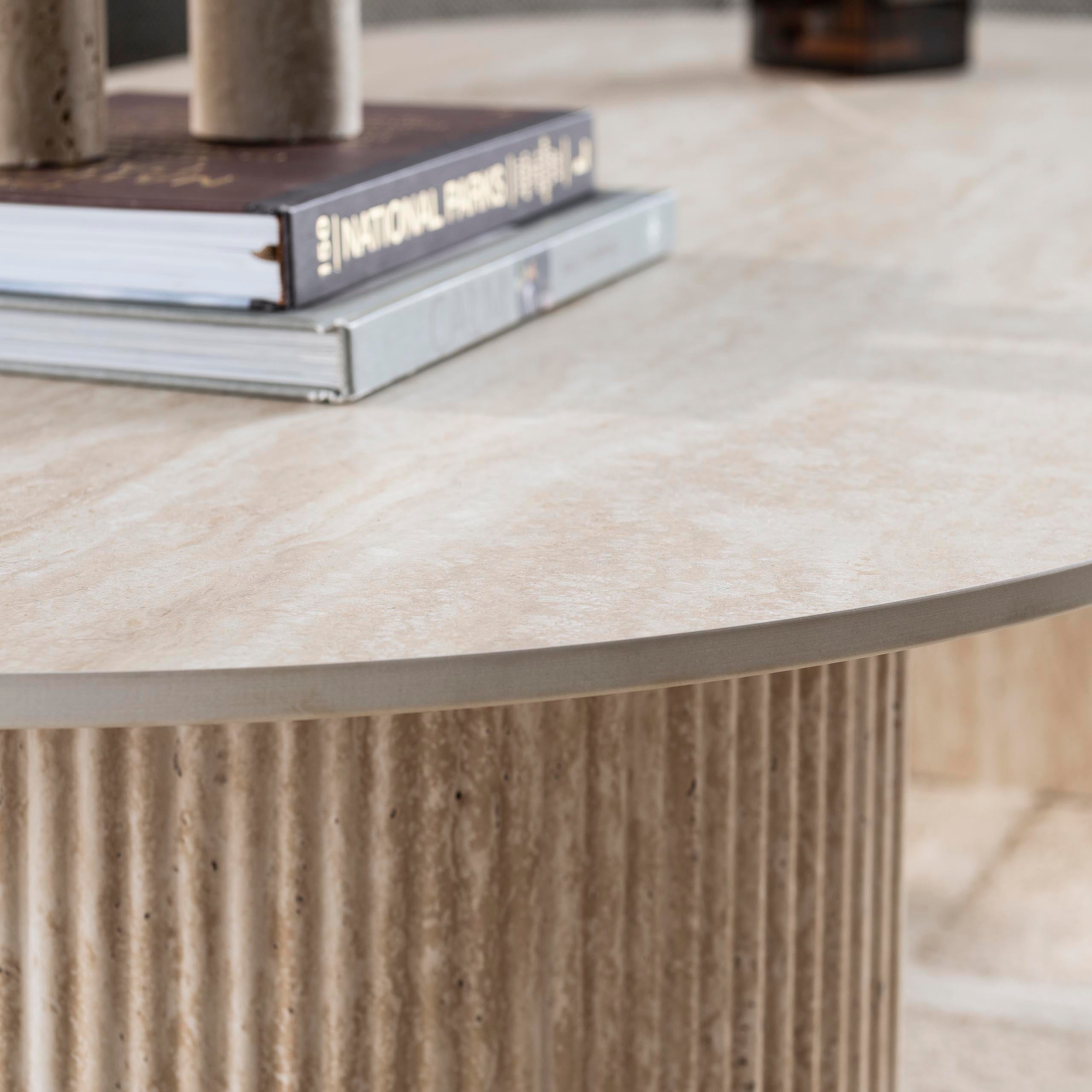 Salontafel Romano Arch 135Cm Keramiek Travertin