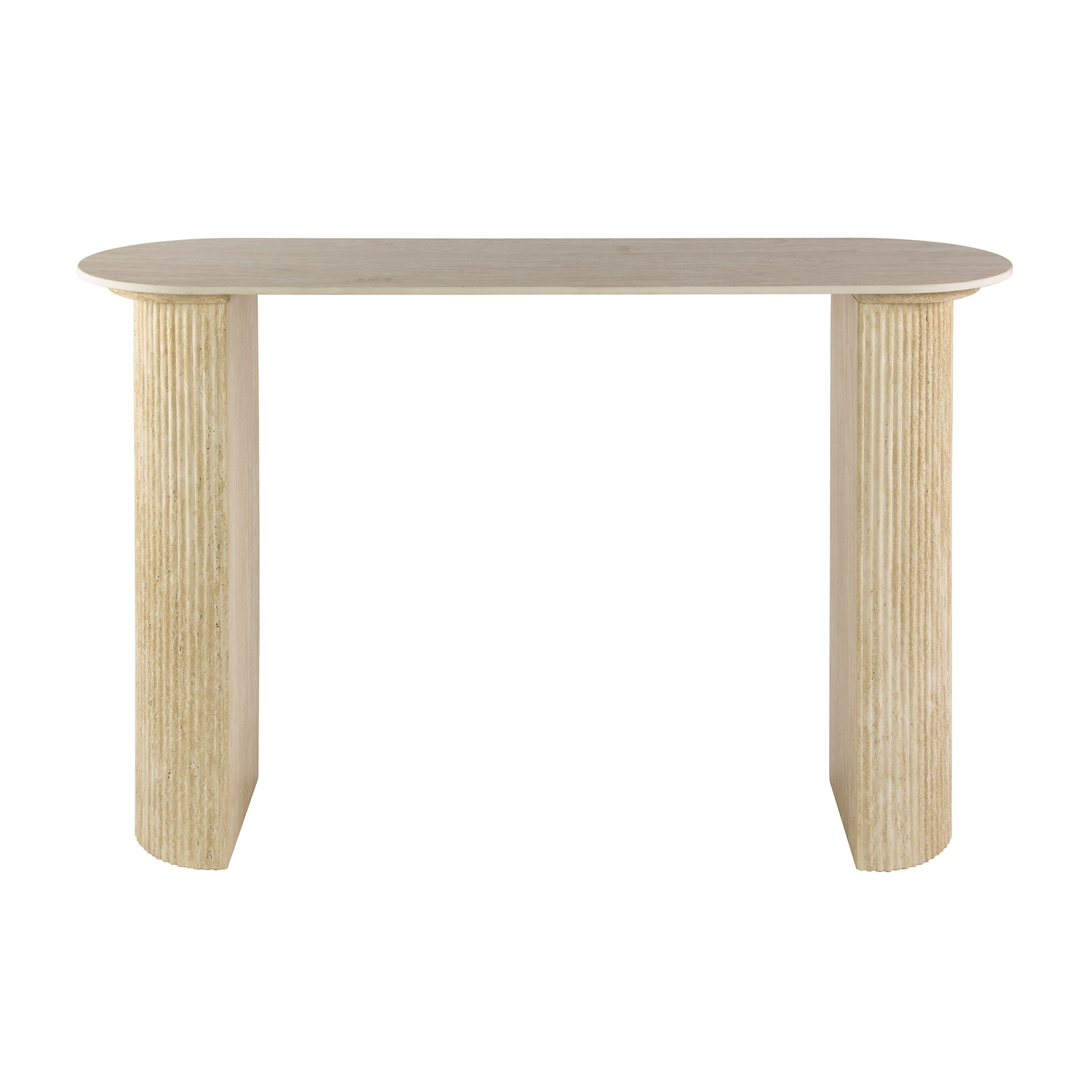 Hal Kaptafel Romano Arch Keramiek Travertin