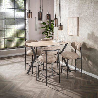 Bartafel Romano Ovaal | 140 cm | Keramiek