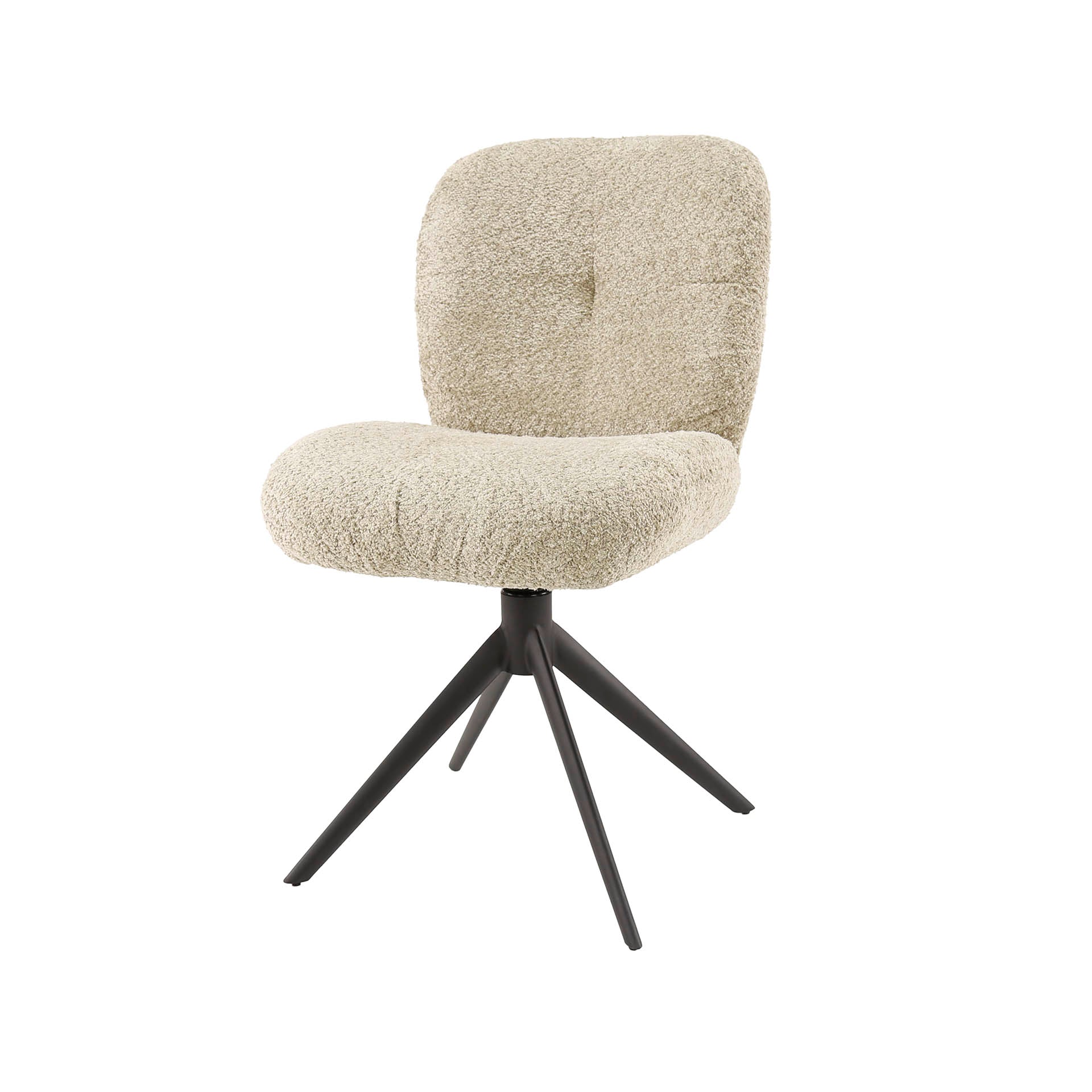 Stoel Comfort - Draaibaar - Boucle Zand