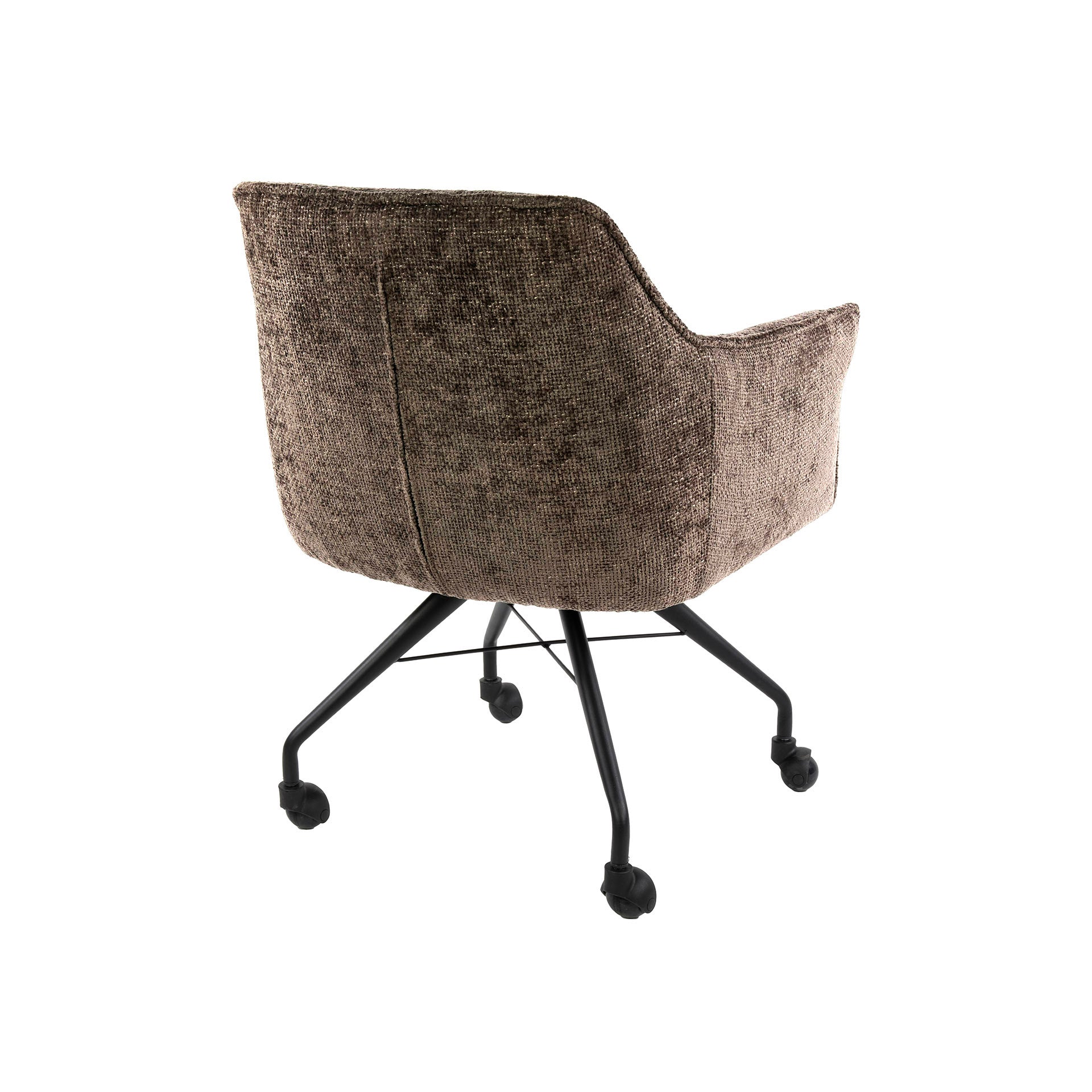 Armstoel Raster Wieltjes Hoven Taupe
